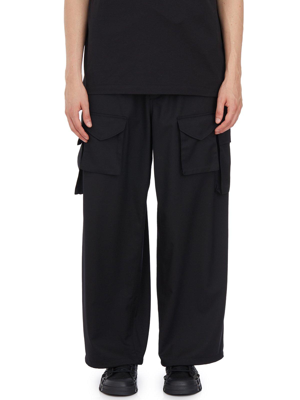 Wide-leg Belted Cargo Pants