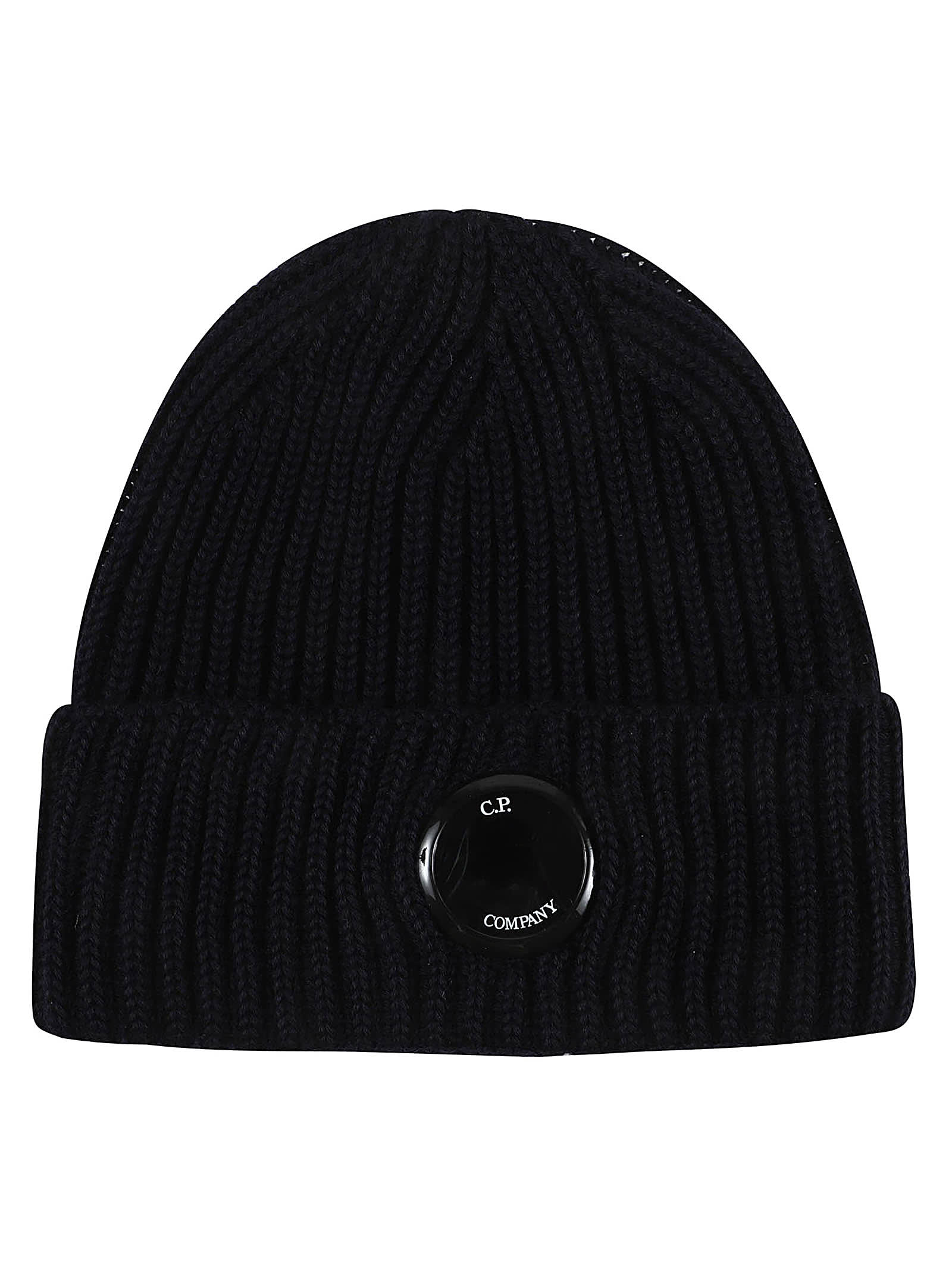 C.p. Company Knit Cap In Total Eclipse