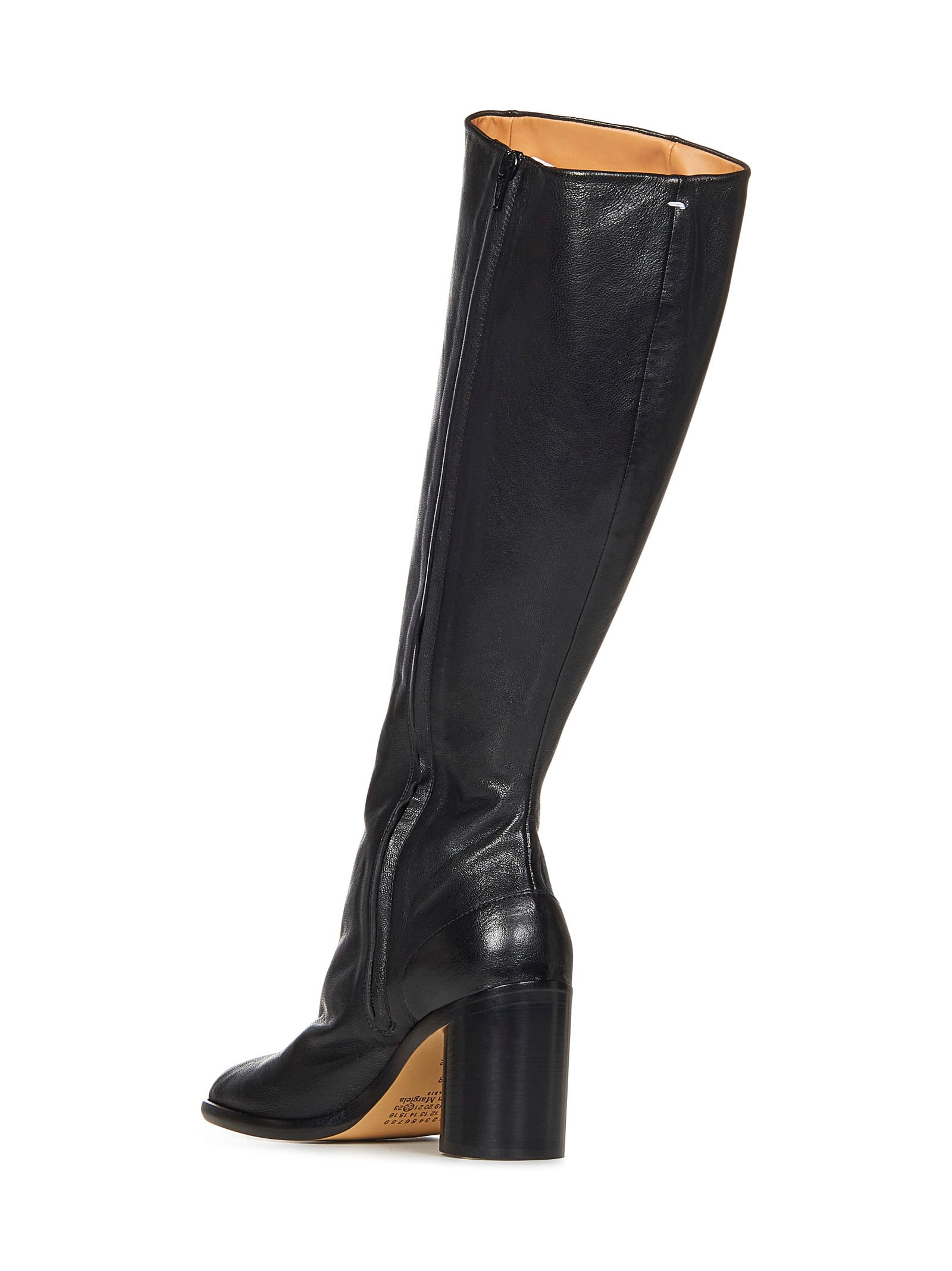 Shop Maison Margiela Tabi Boots In Black