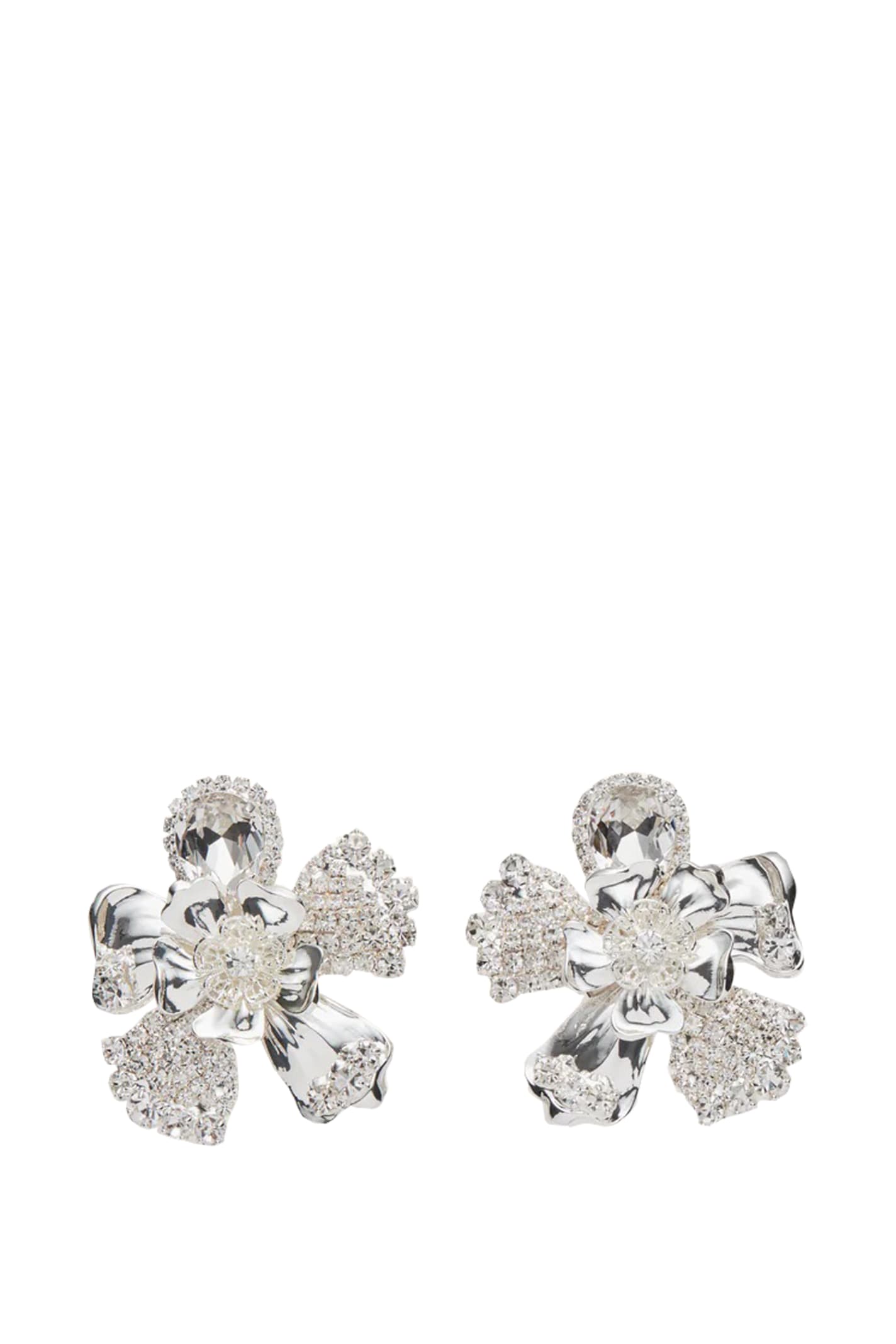 Shop Magda Butrym Earrings In Silver