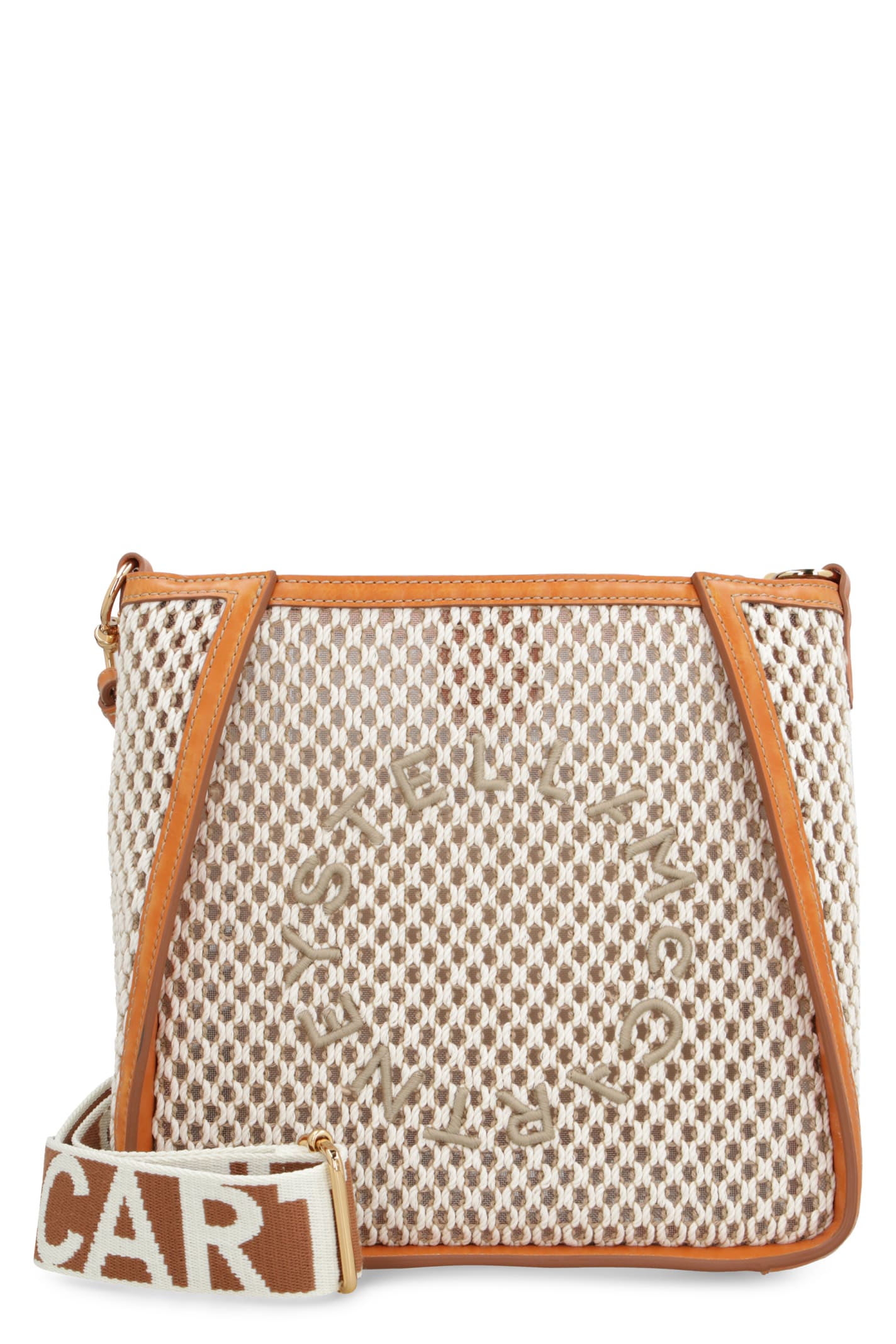 STELLA MCCARTNEY STELLA LOGO NET SHOULDER BAG