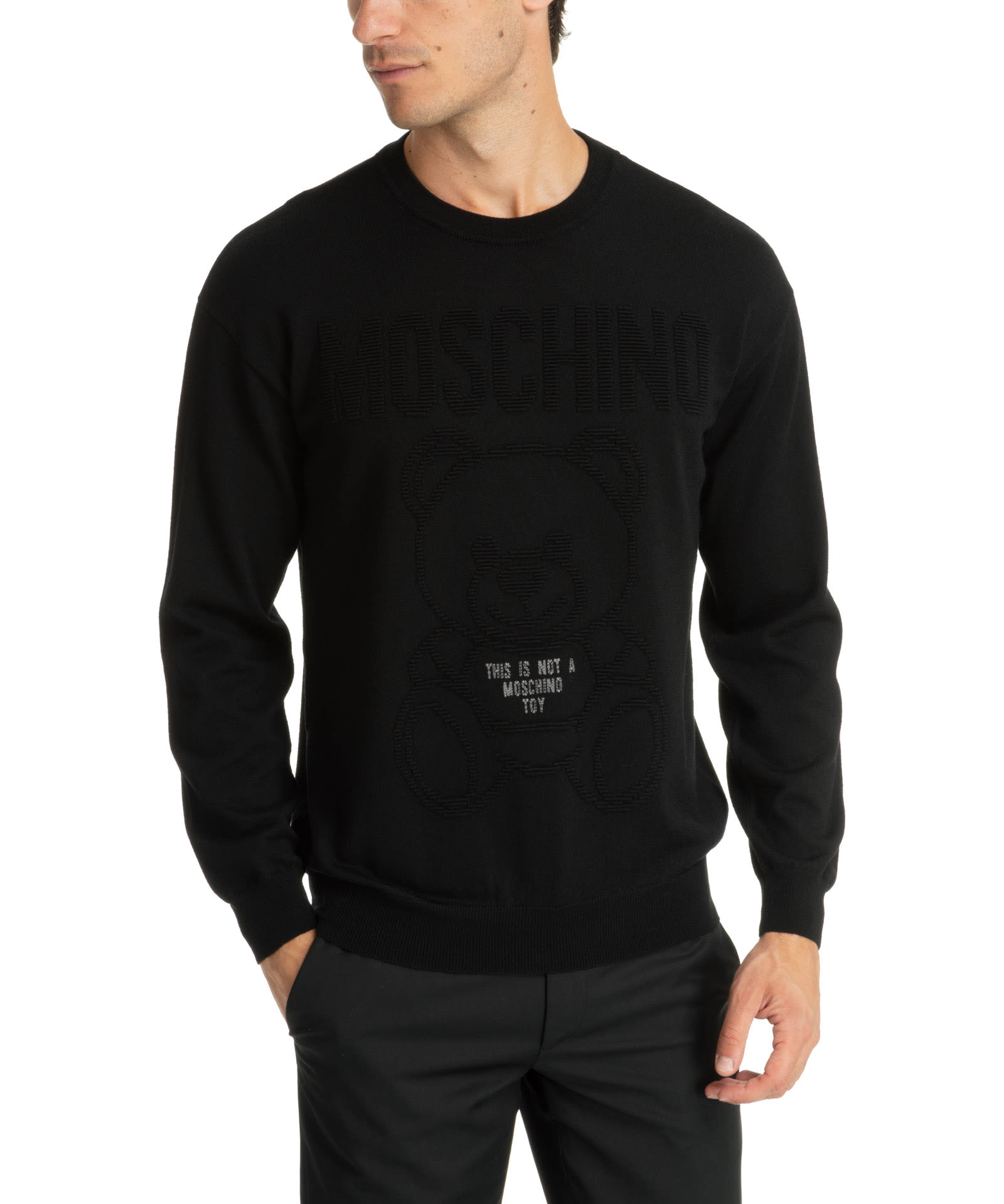 Shop Moschino Teddy Bear Sweater