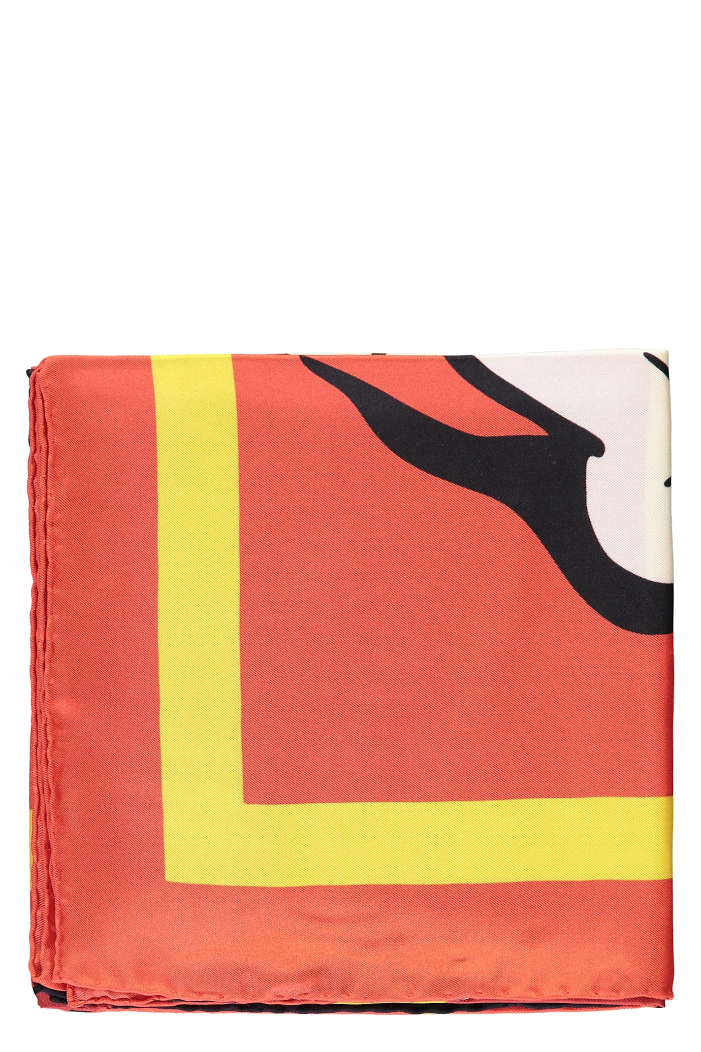Moschino Printed Silk Scarf