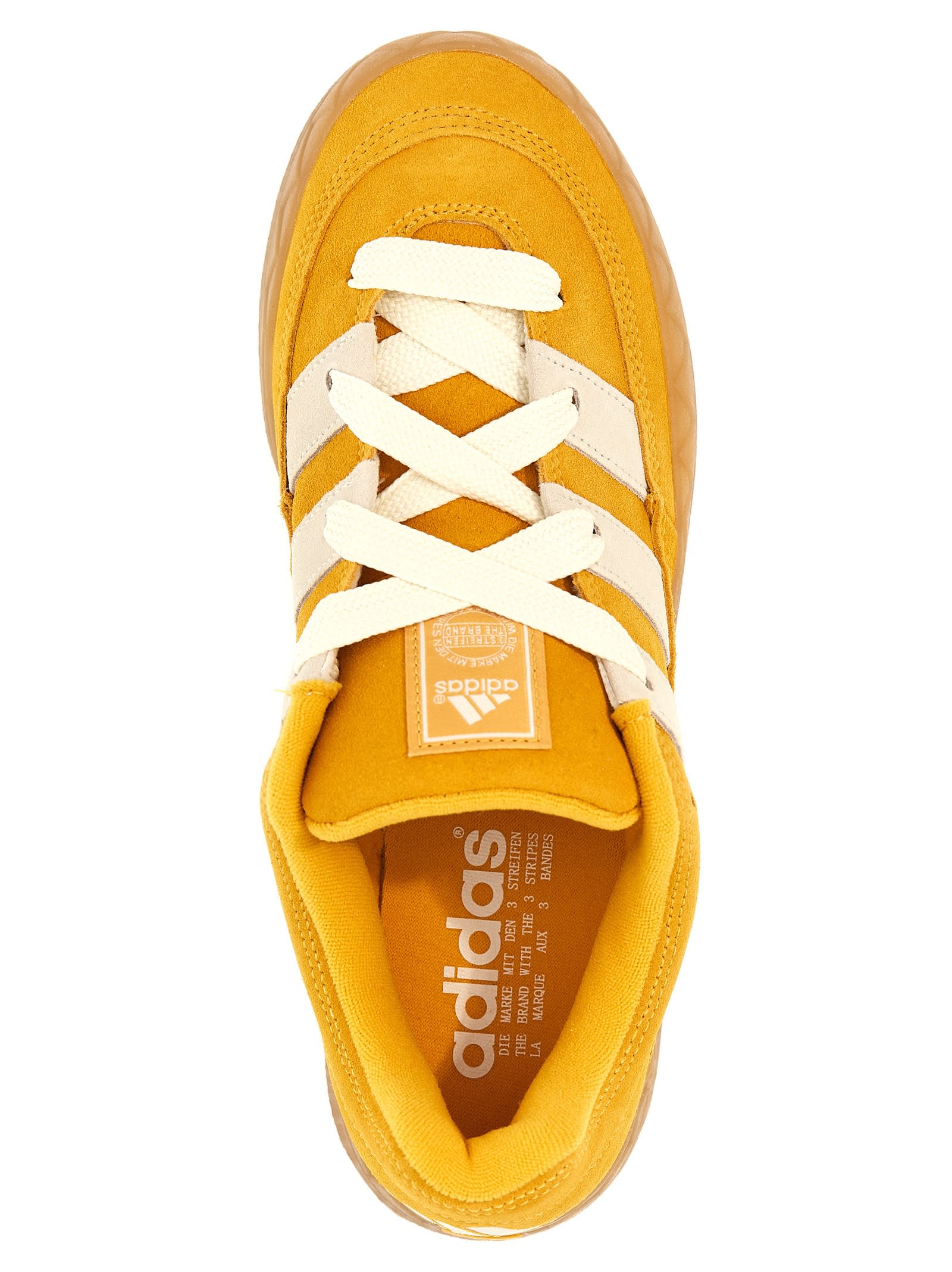 Shop Adidas Originals Adimatic Sneakers In Yellow