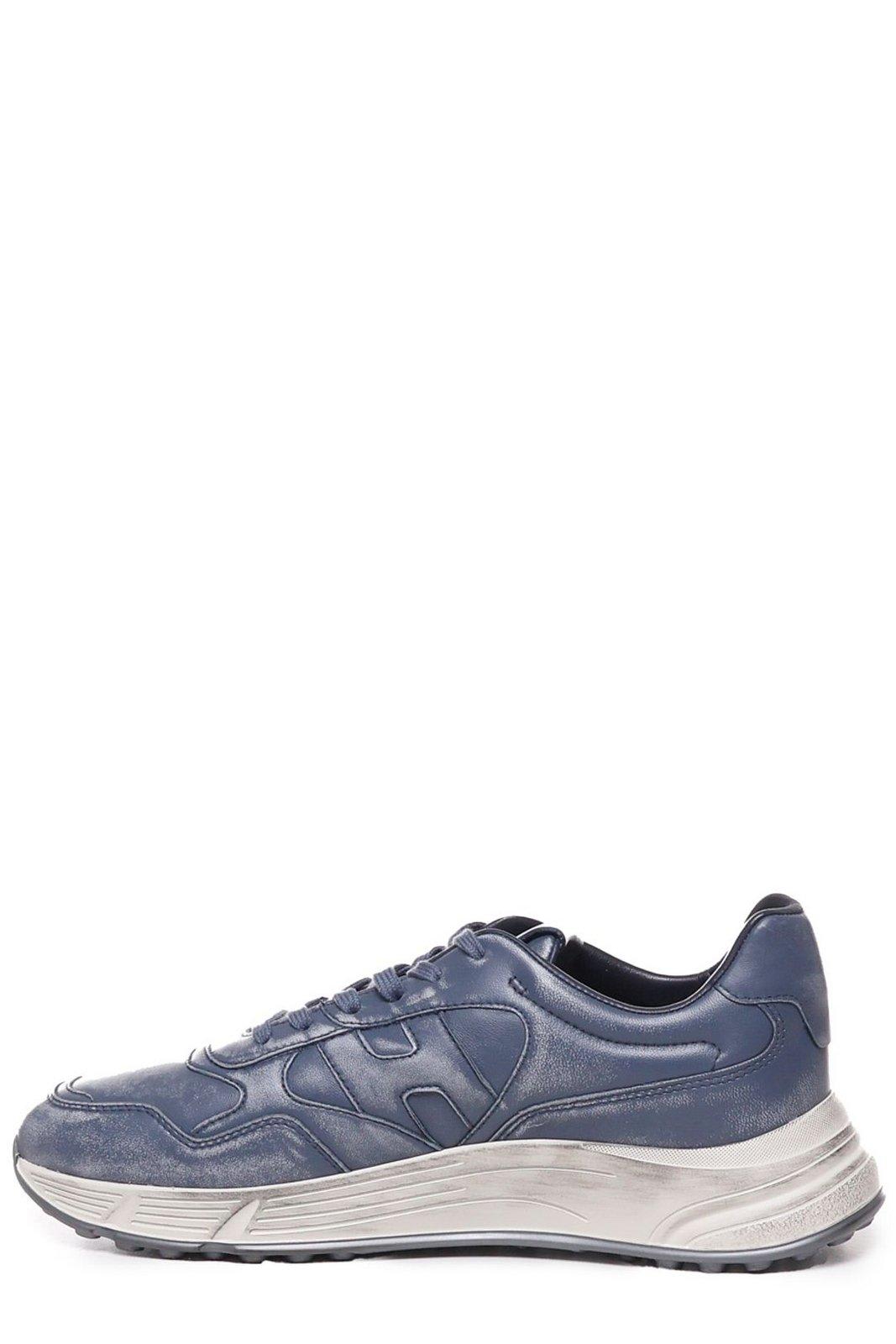 Shop Hogan Hyperlight Low-top Sneakers In Blue