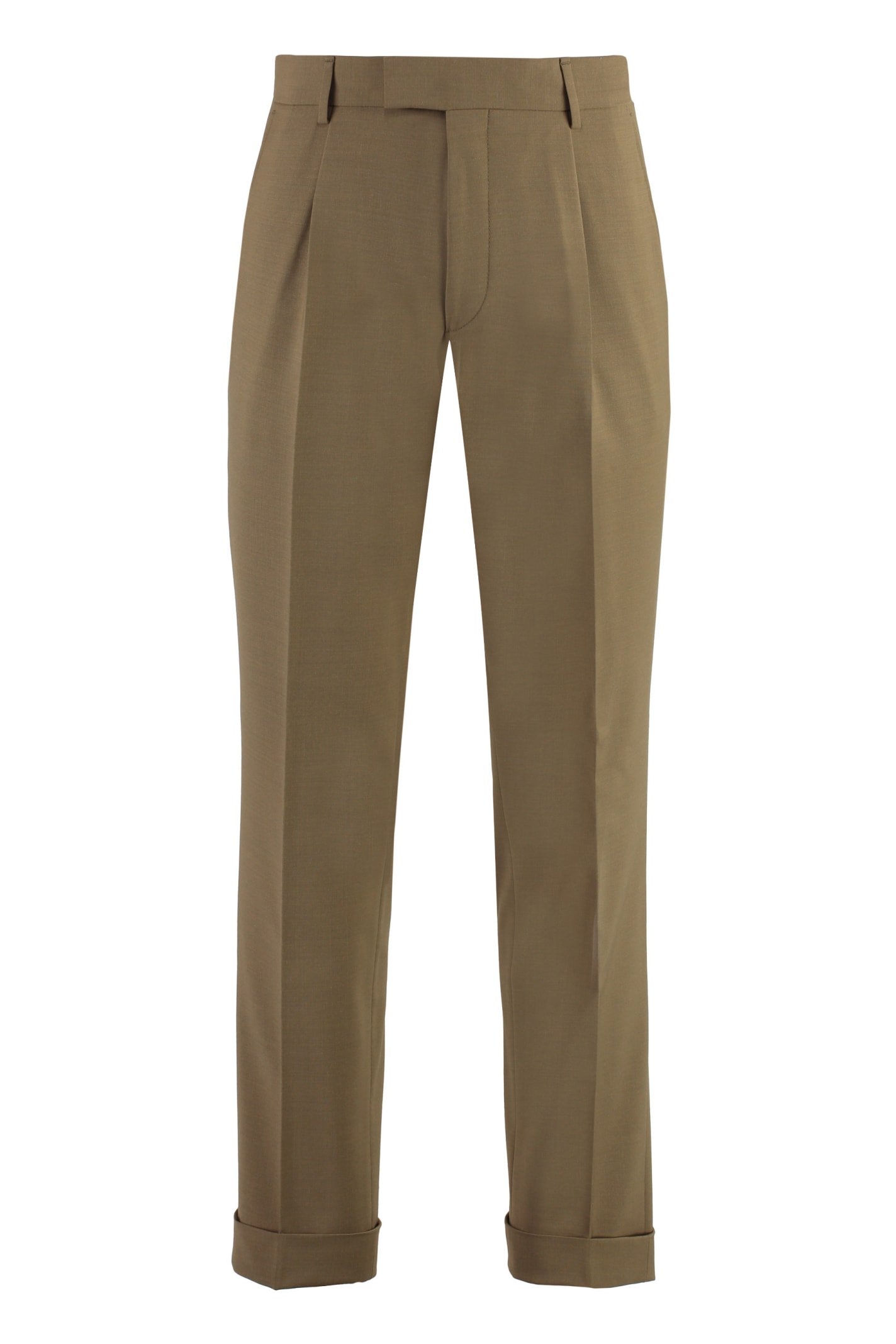 Shop Hugo Boss Slim Fit Chino Trousers In Brown