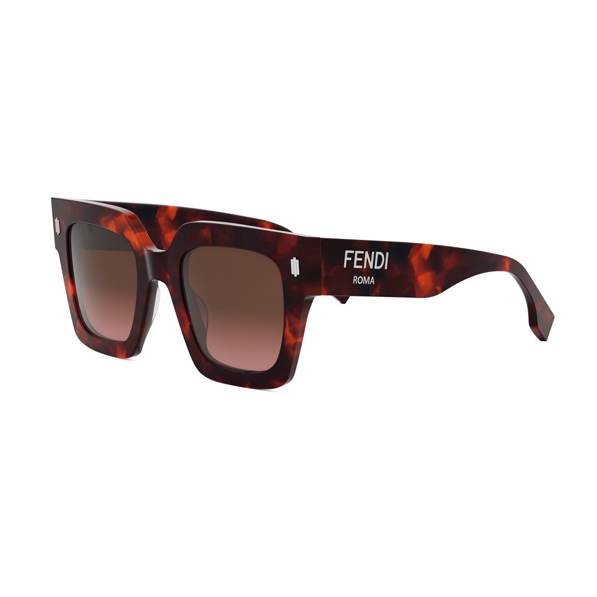 Fendi ' Roma 50mm Square Sunglasses In Multi