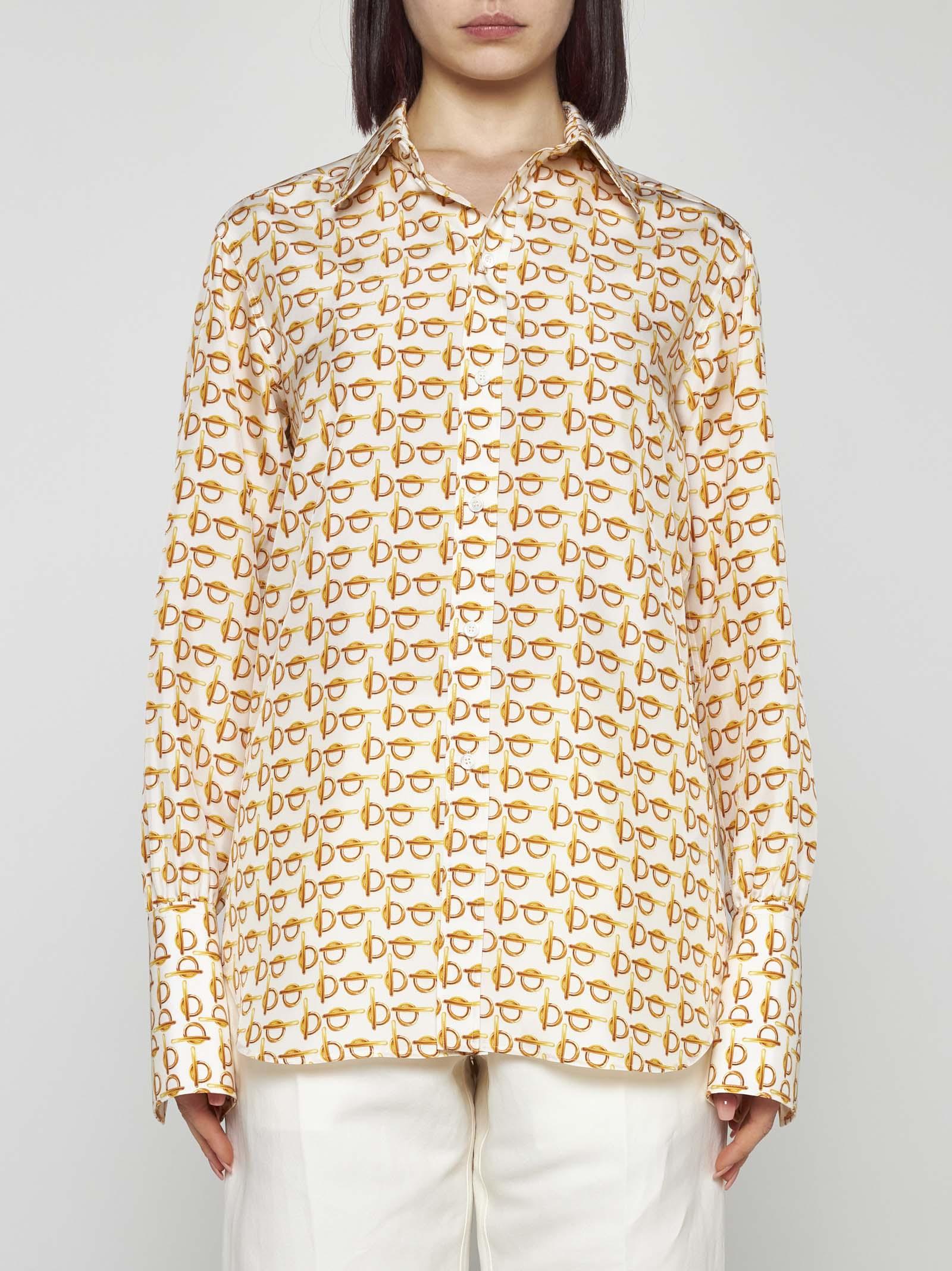 Shop Burberry Shirt In Beige