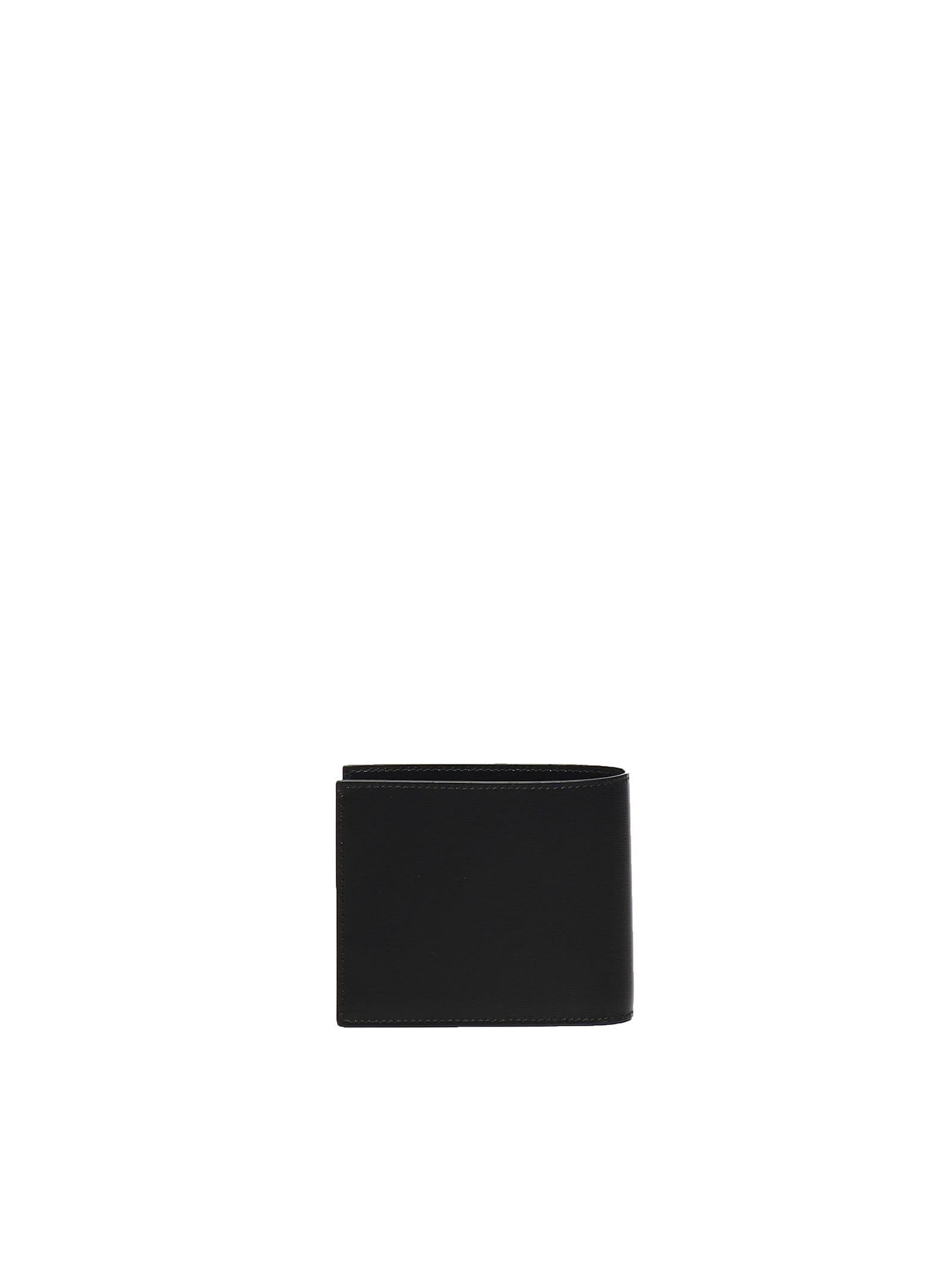 Ferragamo Leather Wallet With Logo