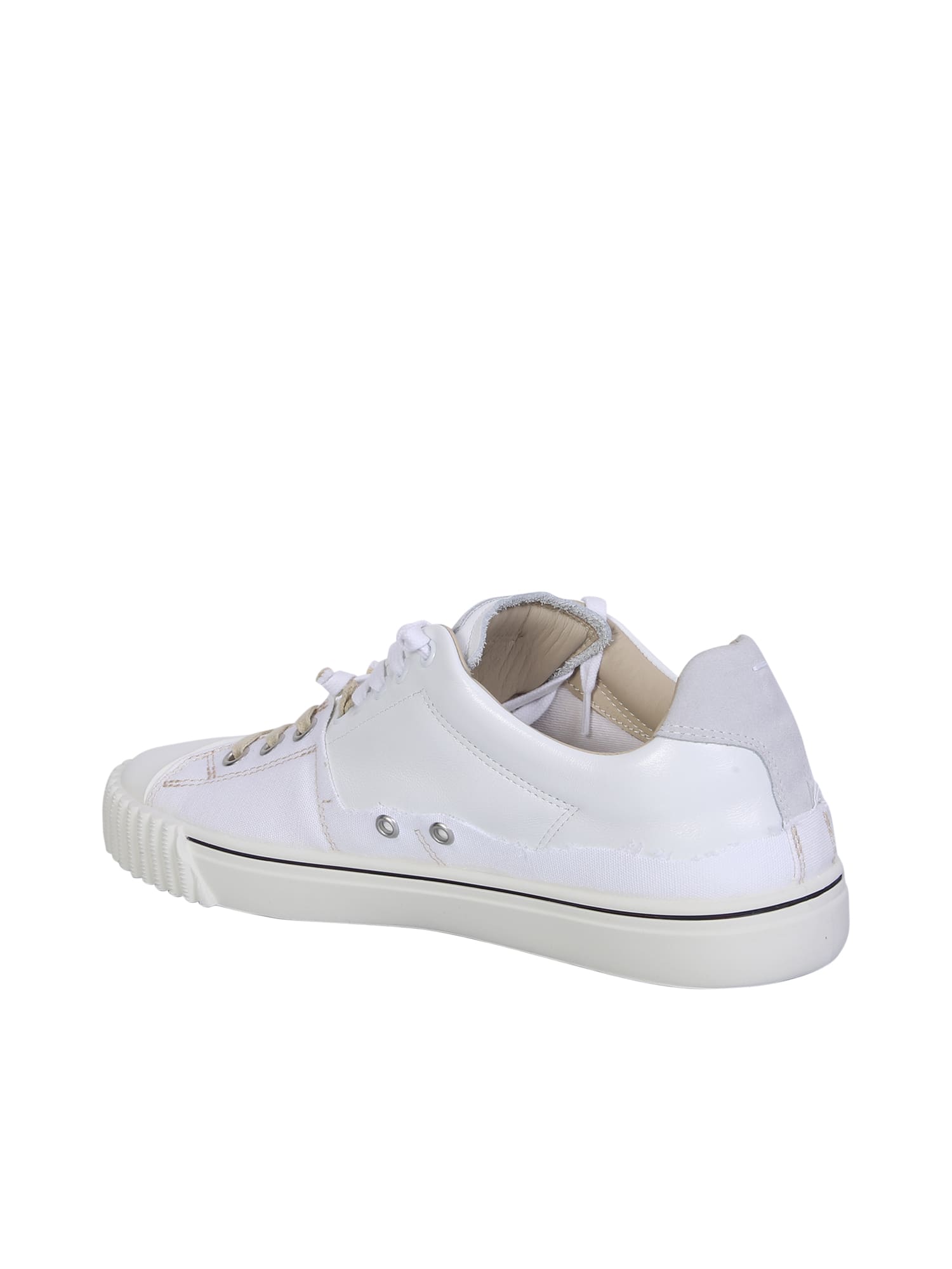 Shop Maison Margiela Sneakers Low Evolution In White