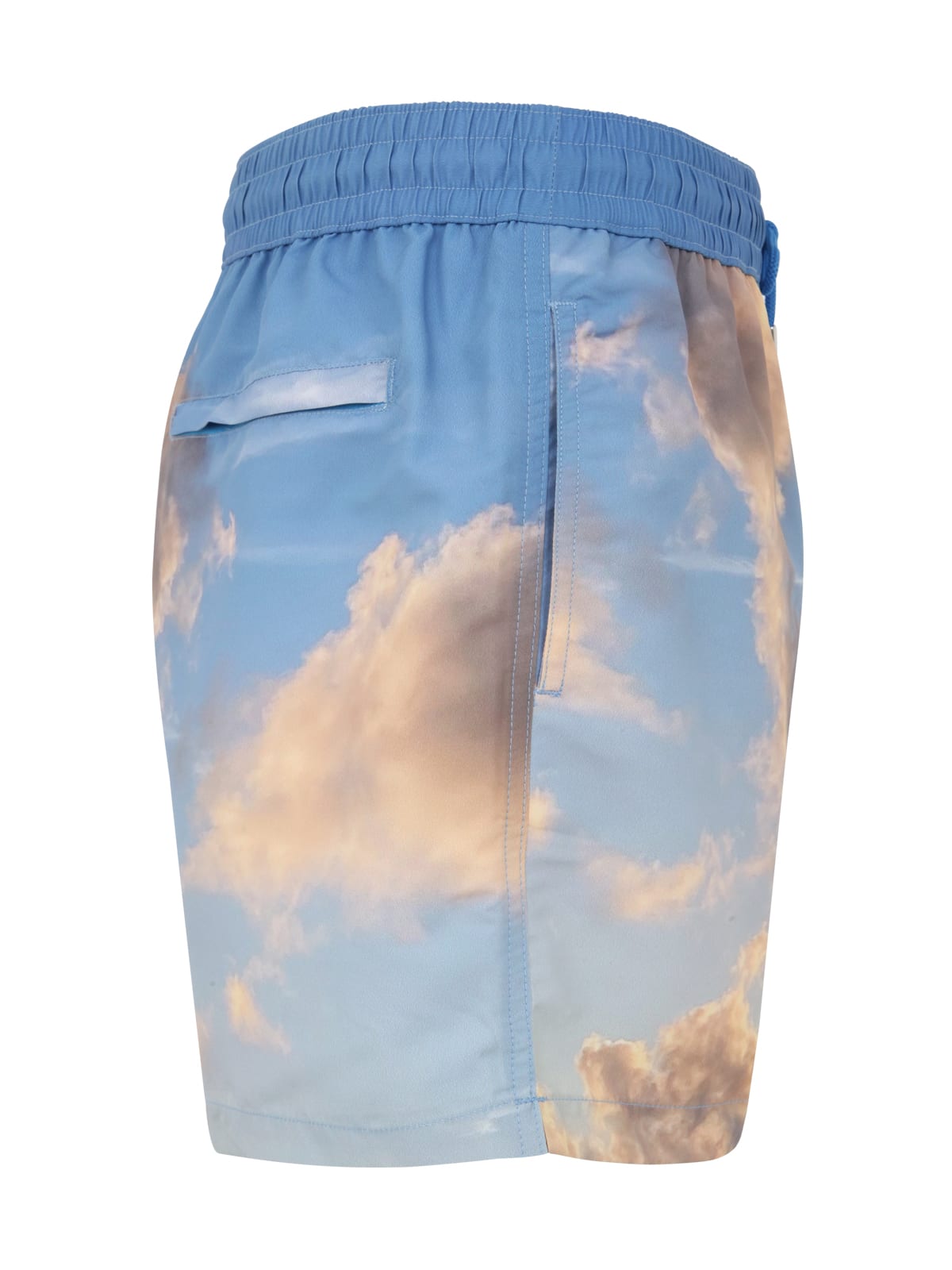 Shop Paul Smith Men Cloud Swim Shorts In Coblu