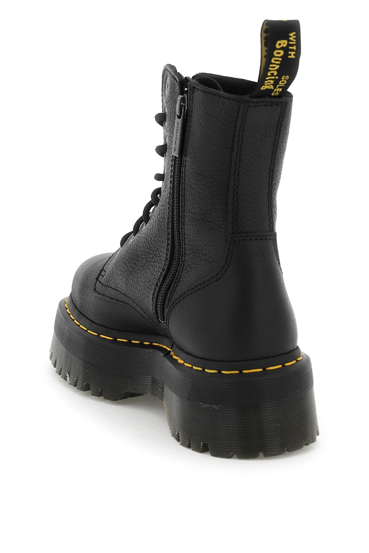 Shop Dr. Martens' Jadon Iii Combat Boots In Black (black)