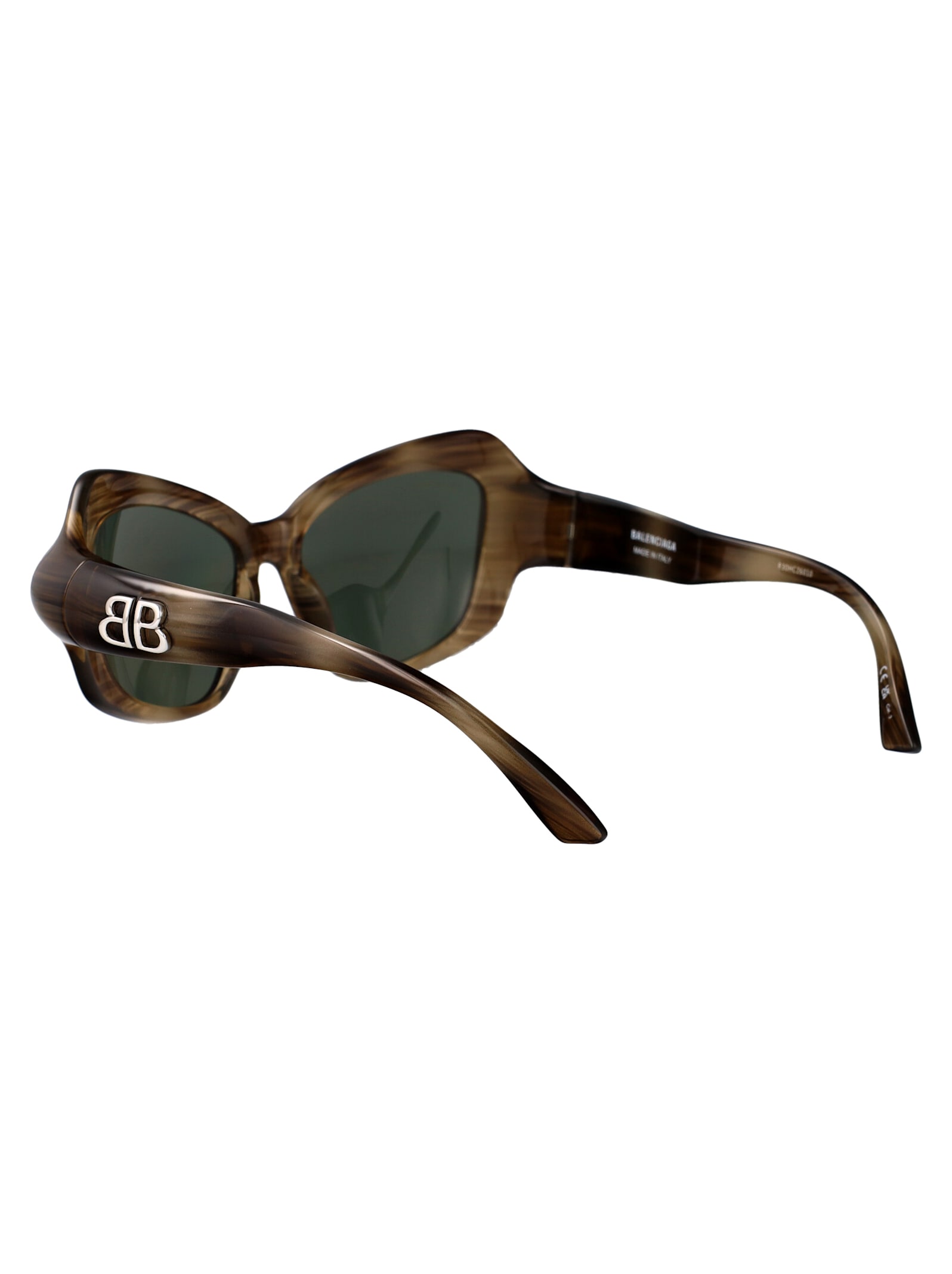 Balenciaga Injectate Havana Sunglasses In Havana-havana-bronze