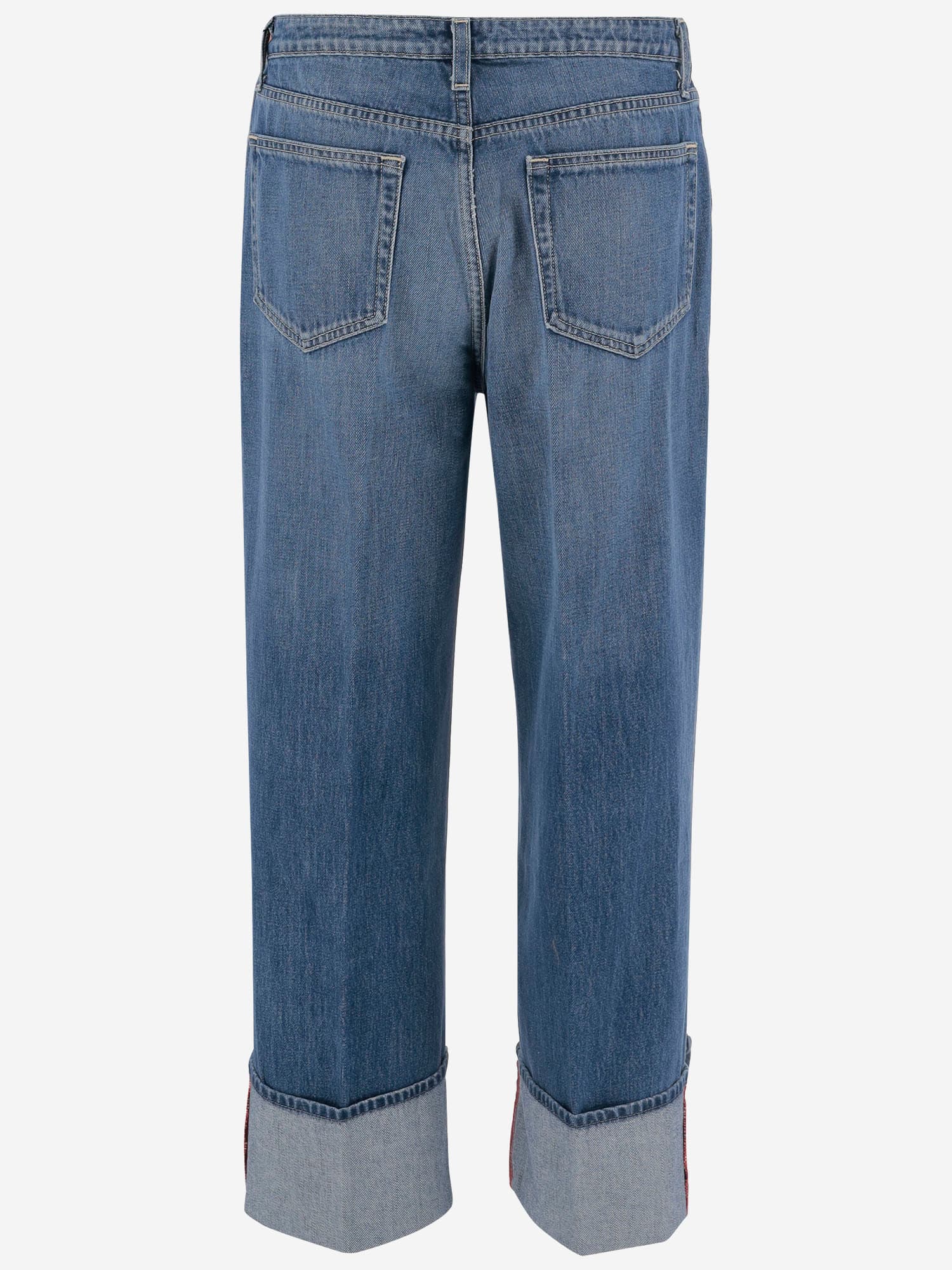 L Agence Denim Jeans With Lapels In Denim