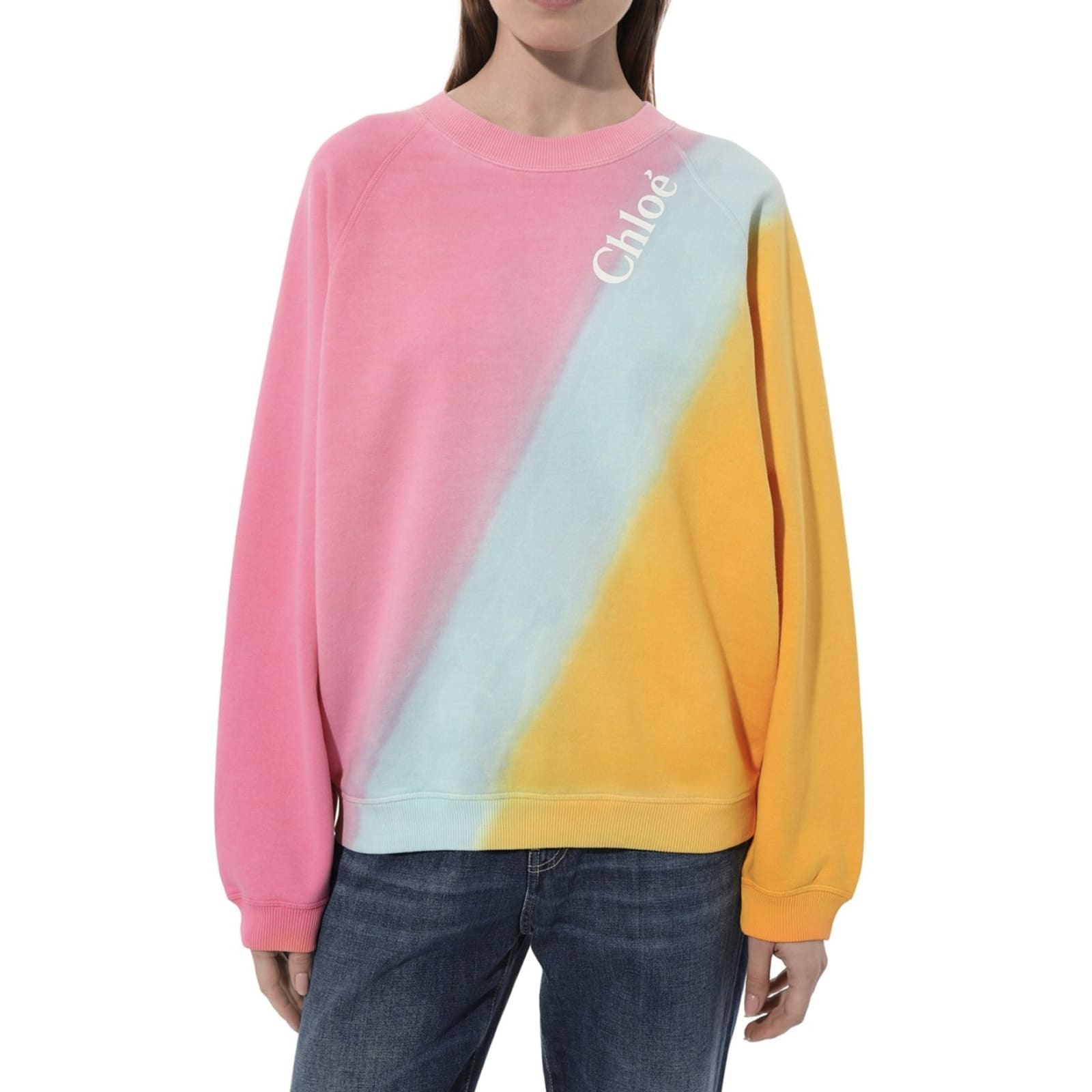 Shop Chloé Chloe Sweatshirt In Pink