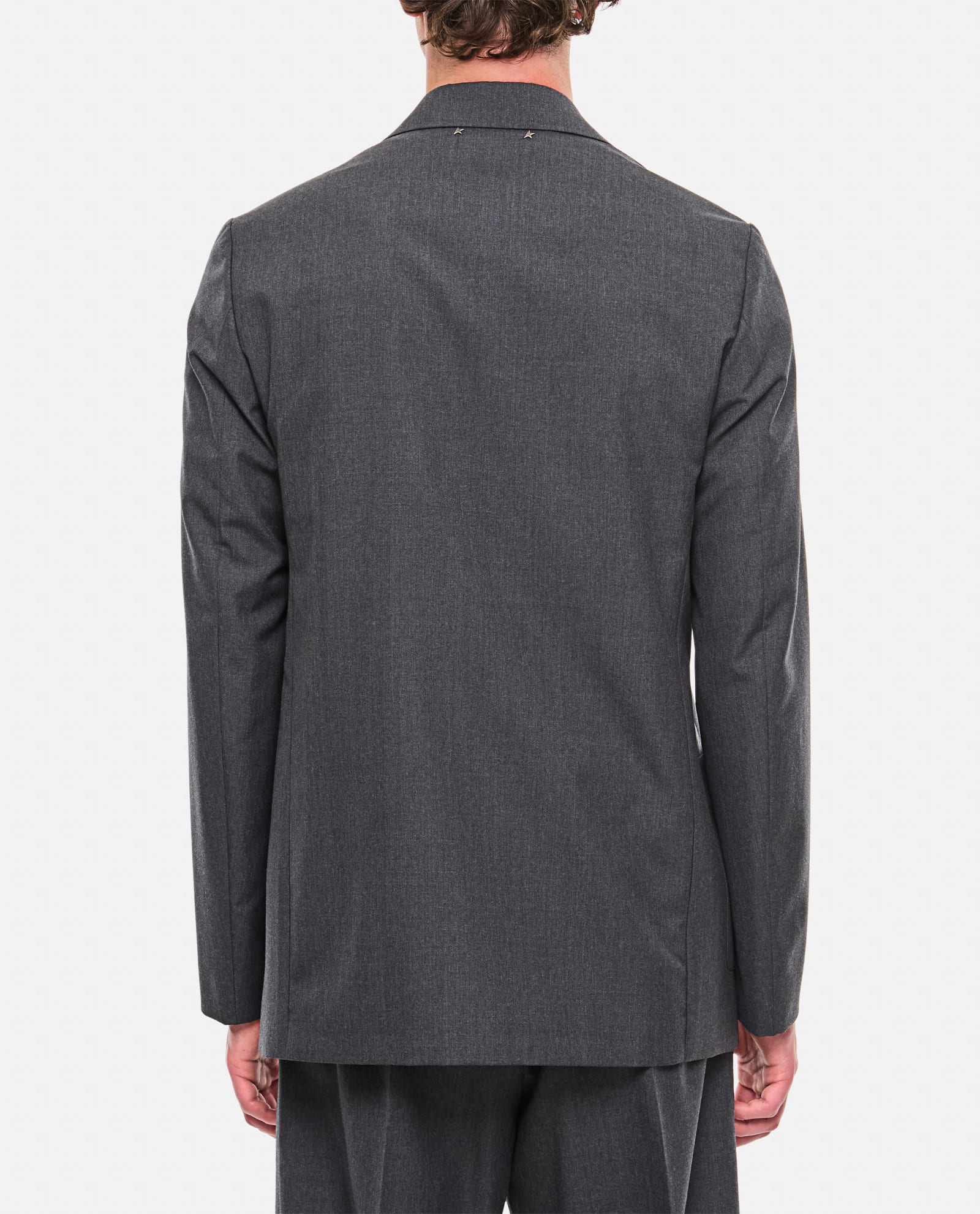 Shop Golden Goose Tailoring Jacket In Grey