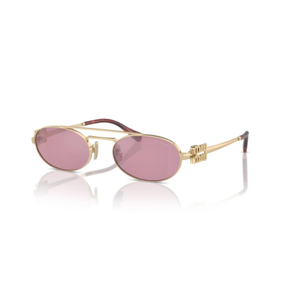 Miu Miu Metal Oval Sunglasses