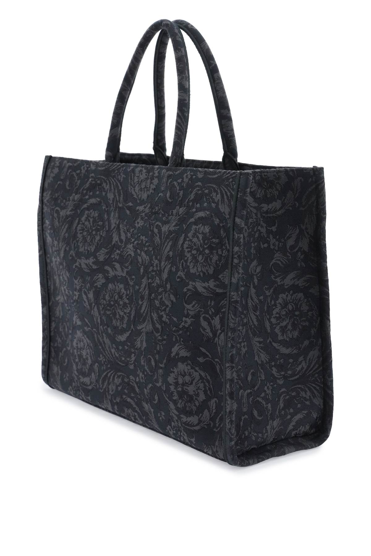 Versace Tote Bag Extra Large In Black