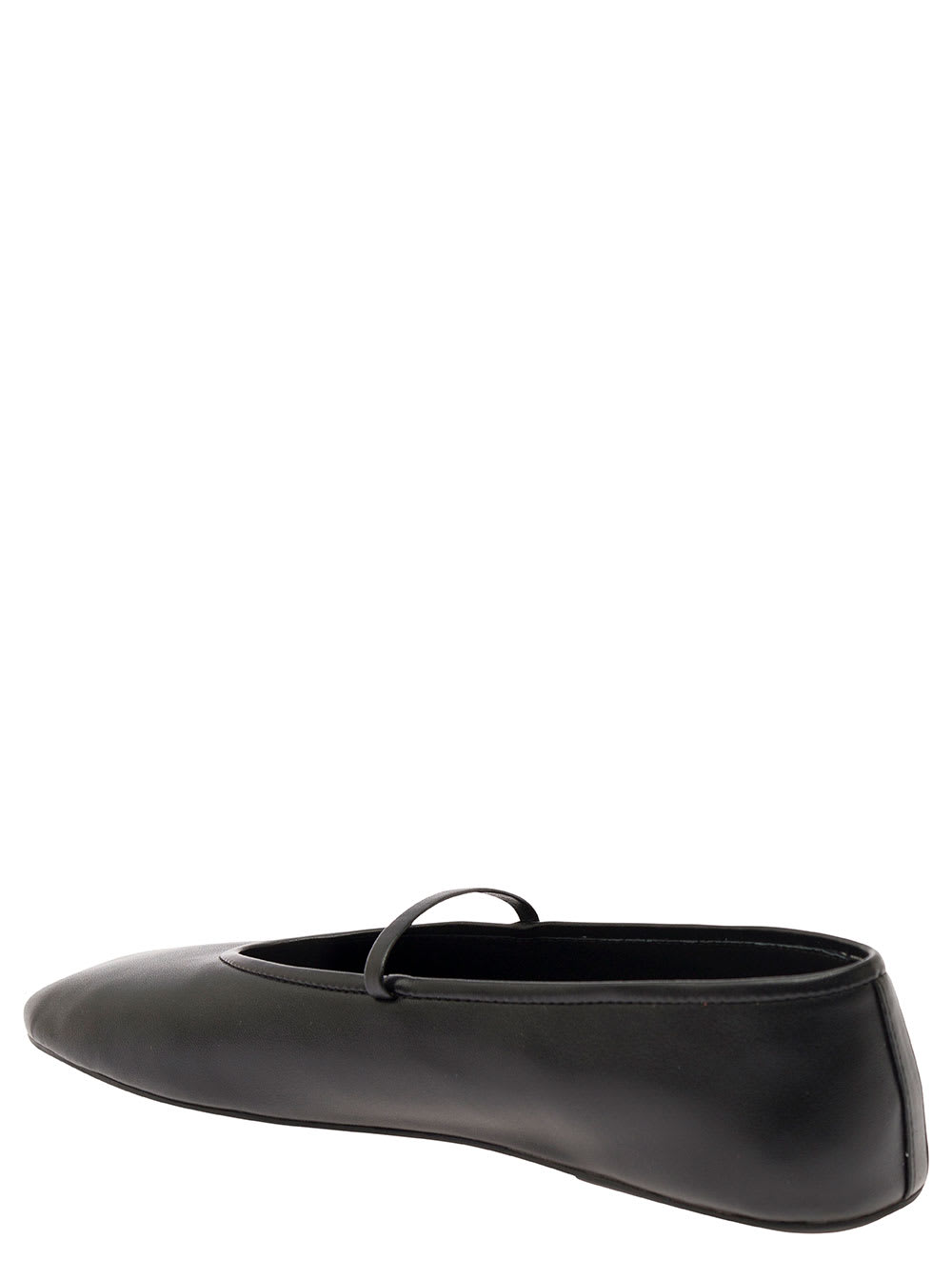 Shop Jeffrey Campbell Black Ballet Flats With Almond Toe In Eco Leather Woman