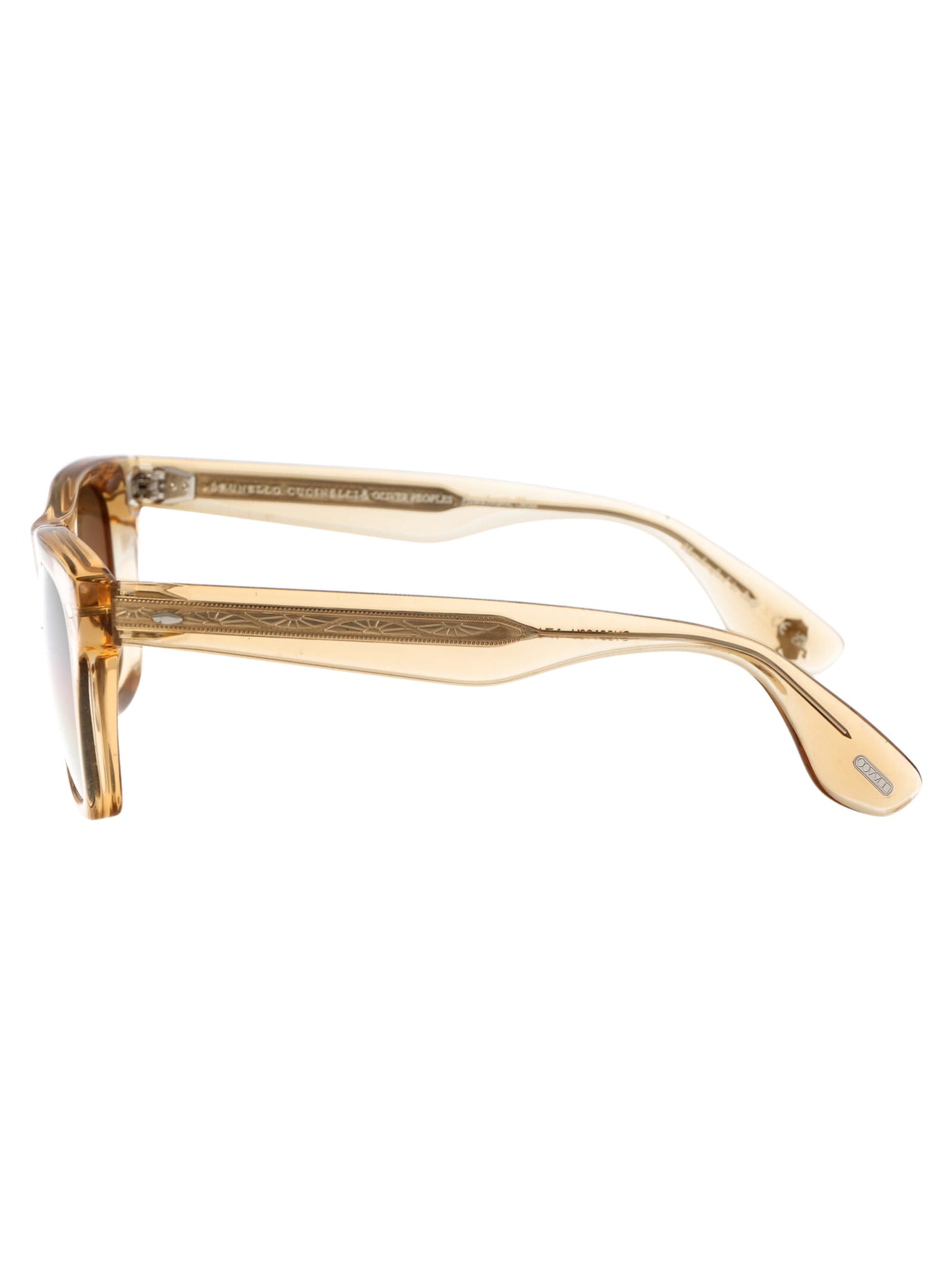 Shop Oliver Peoples Mister Brunello Sunglasses In 1765q4 Champagne