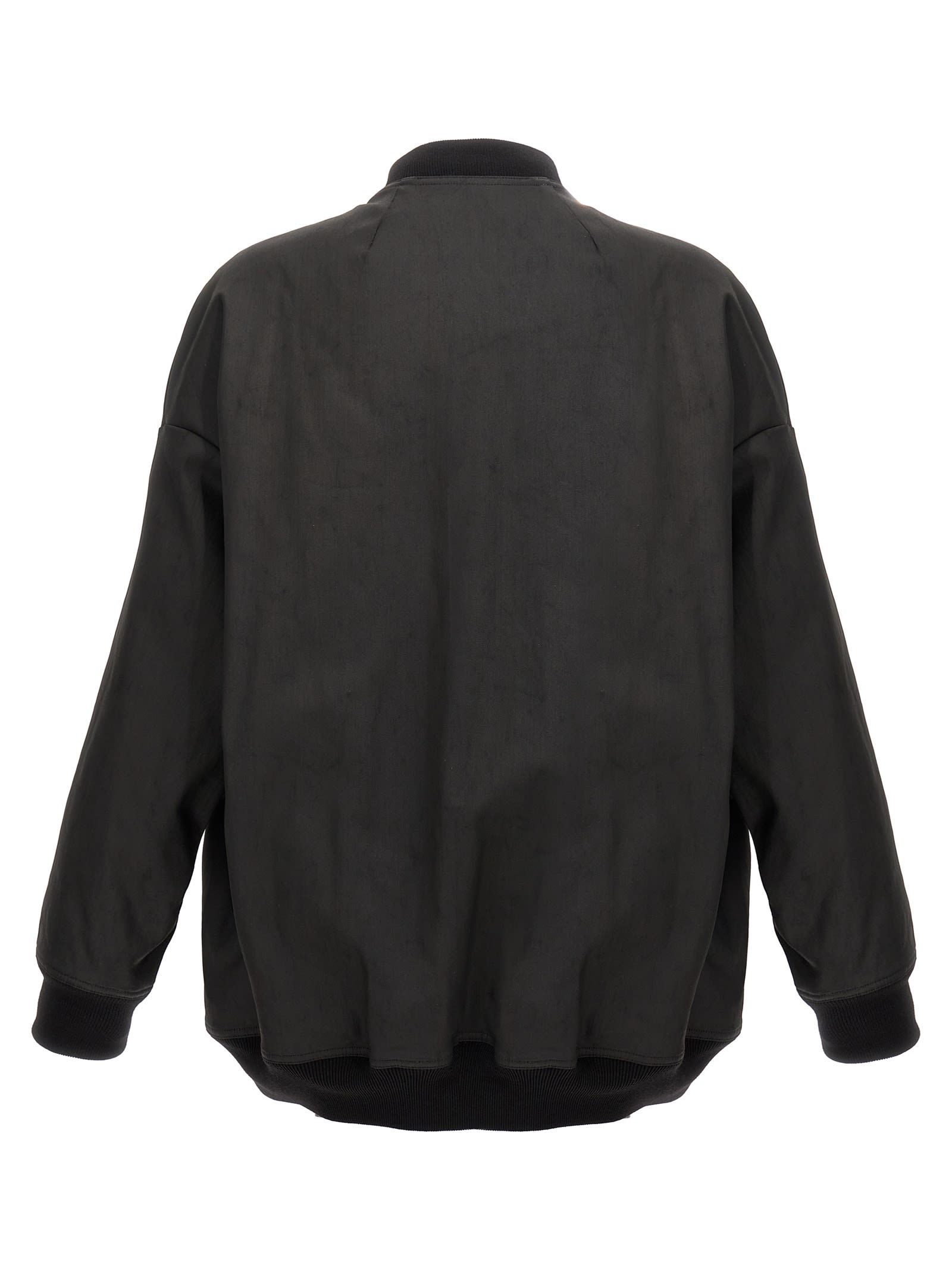 Shop Rick Owens Jumbo Peter Flight Jacket In Black