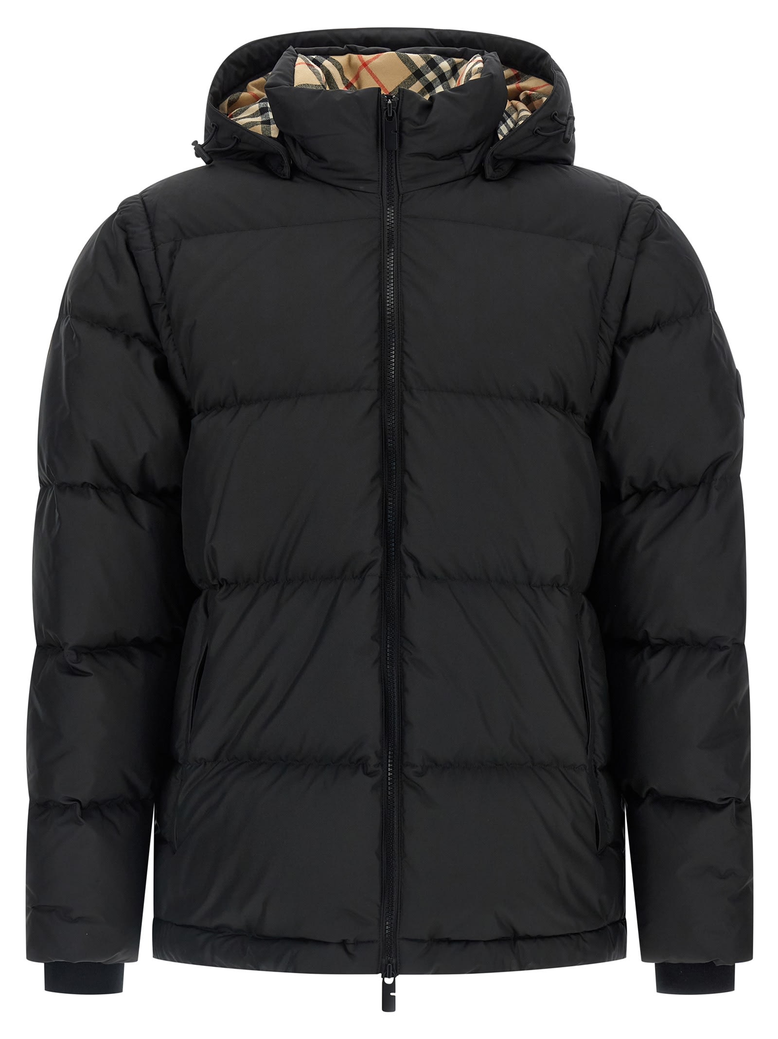 Burberry Bideford Down Jacket In Black