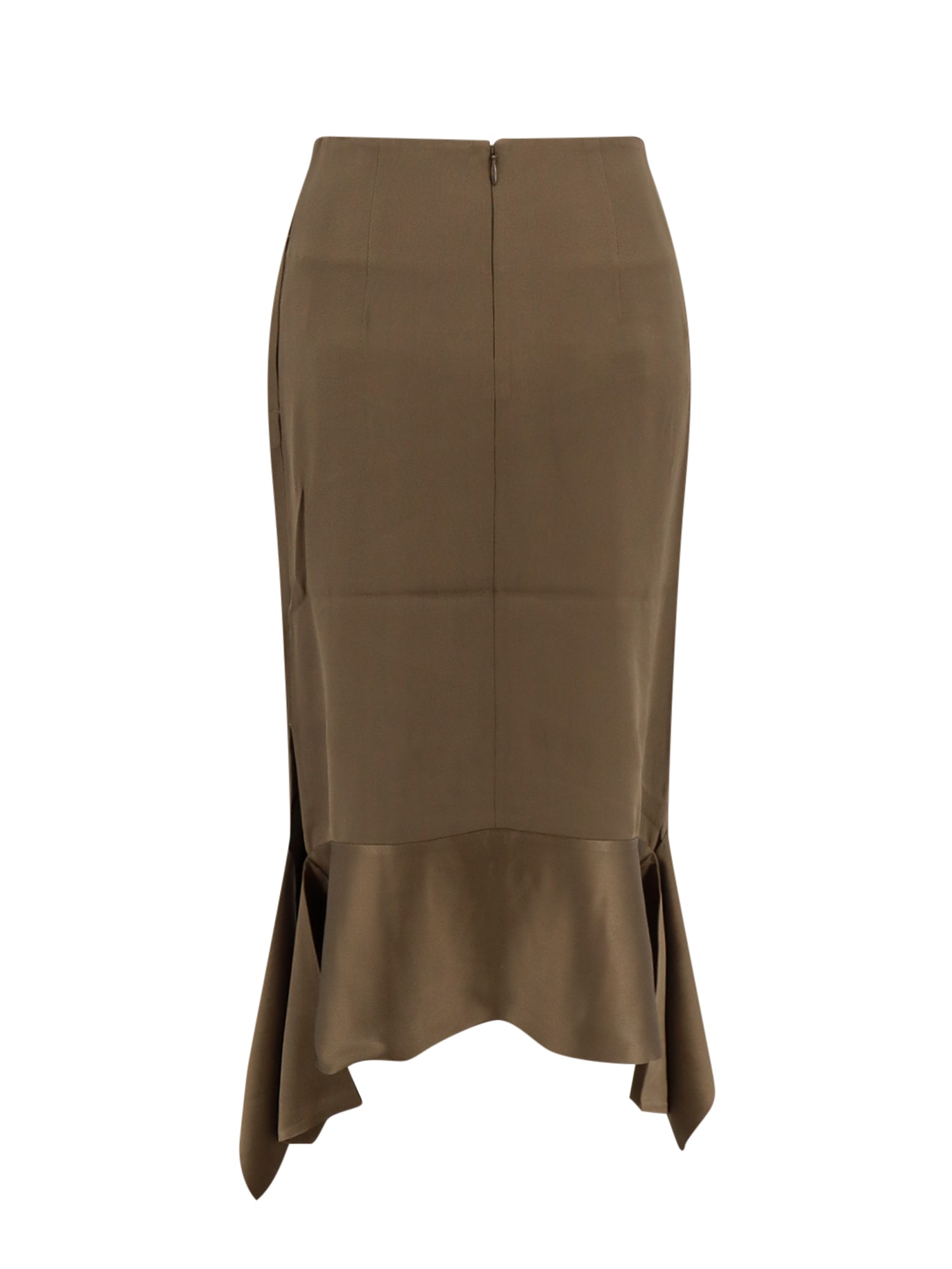 Shop Totême Skirt In Grey