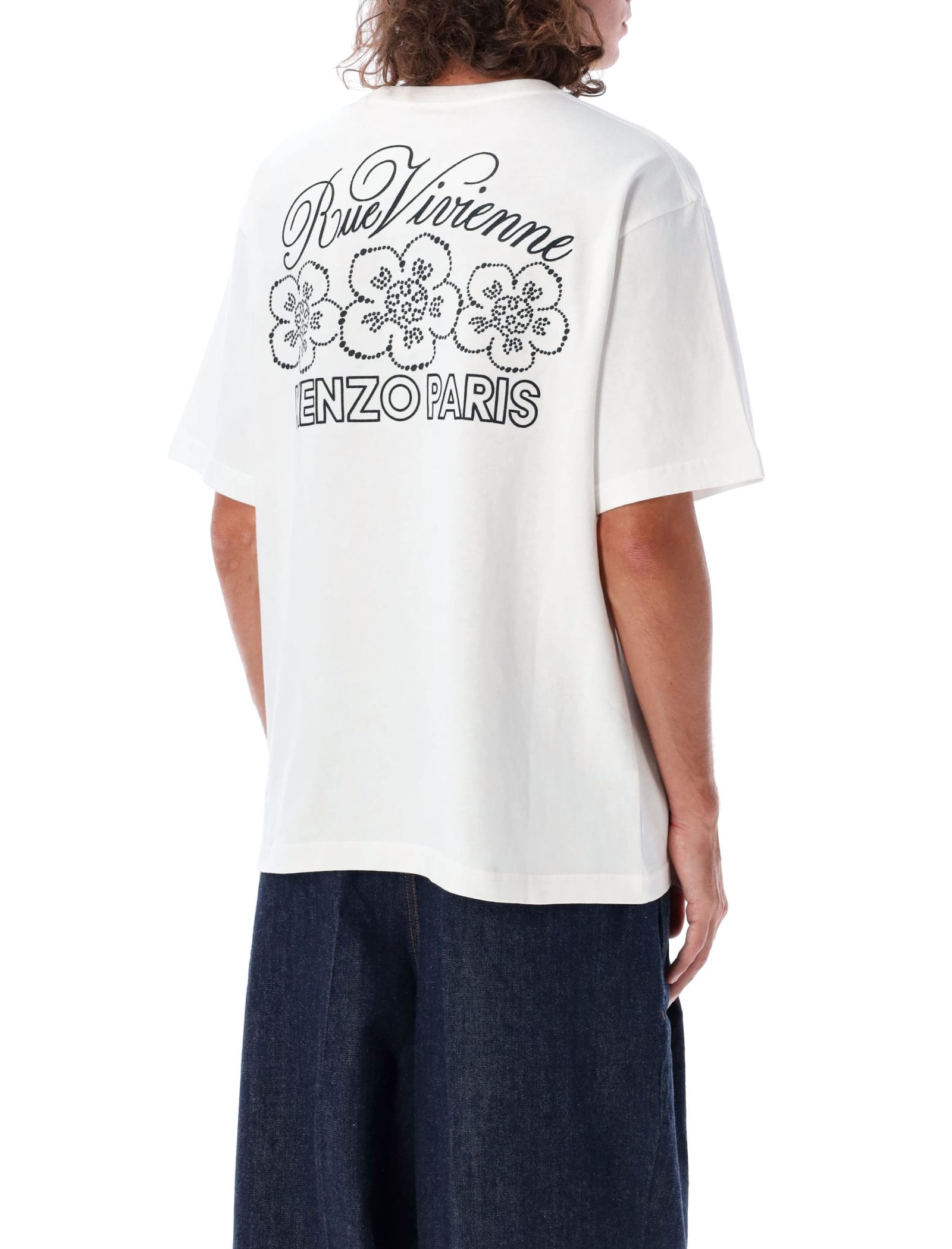 Shop Kenzo Constellation Over T-shirt In White