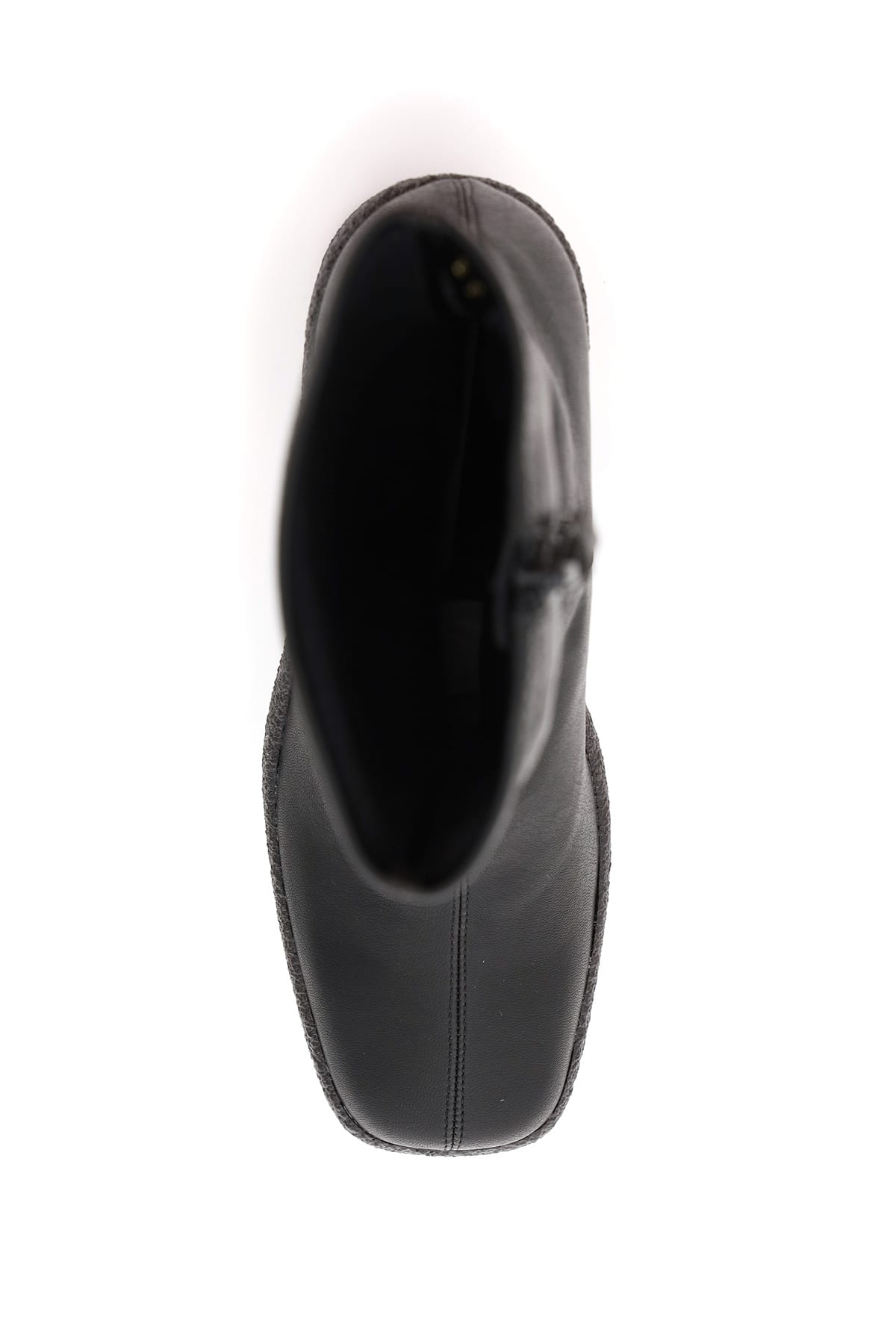 Shop Stella Mccartney Thick Heel Stretch Boots In Black (black)