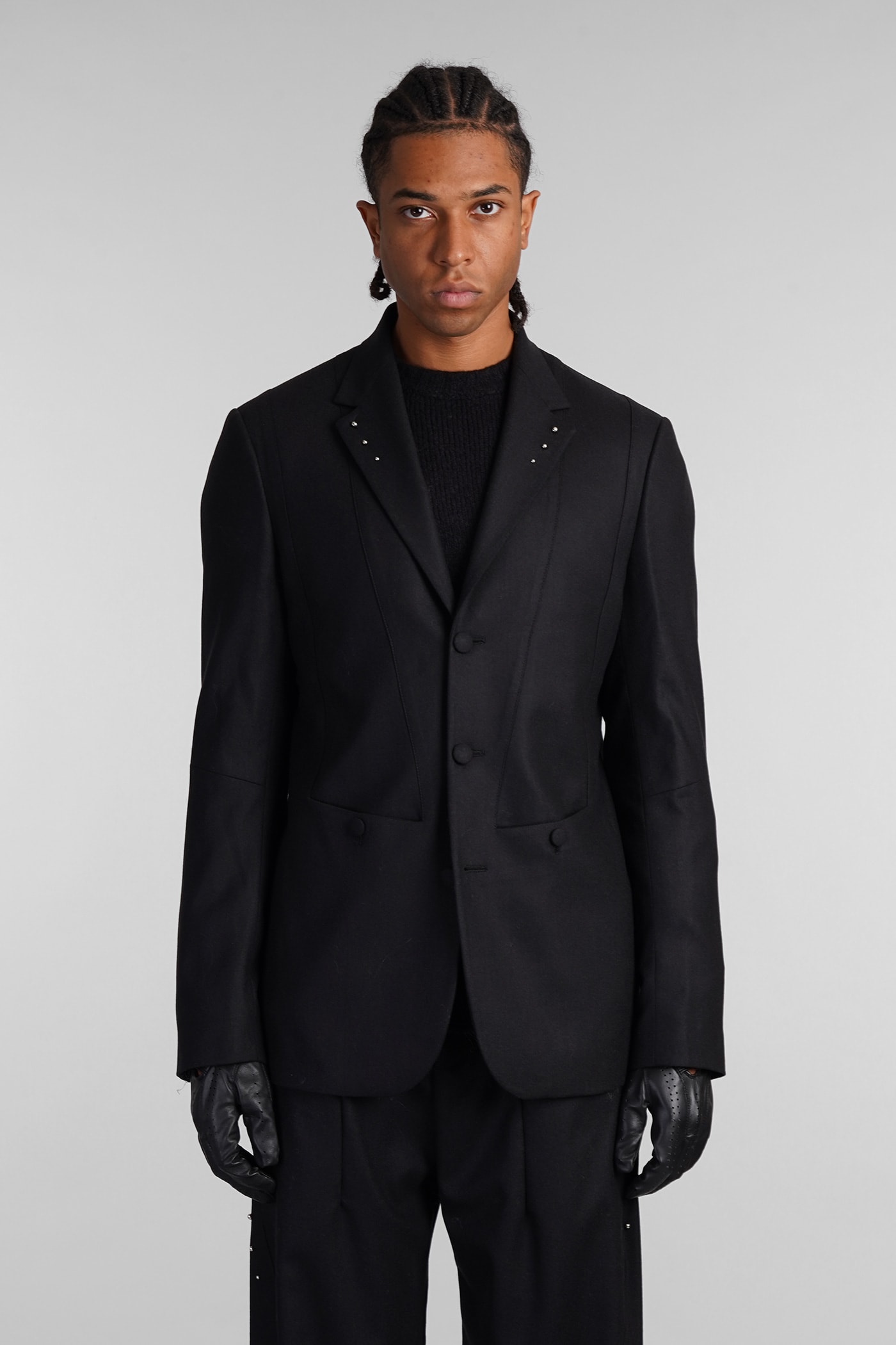 J.L-A.L J. L-A. L Asset Blazer Blazer In Black Wool