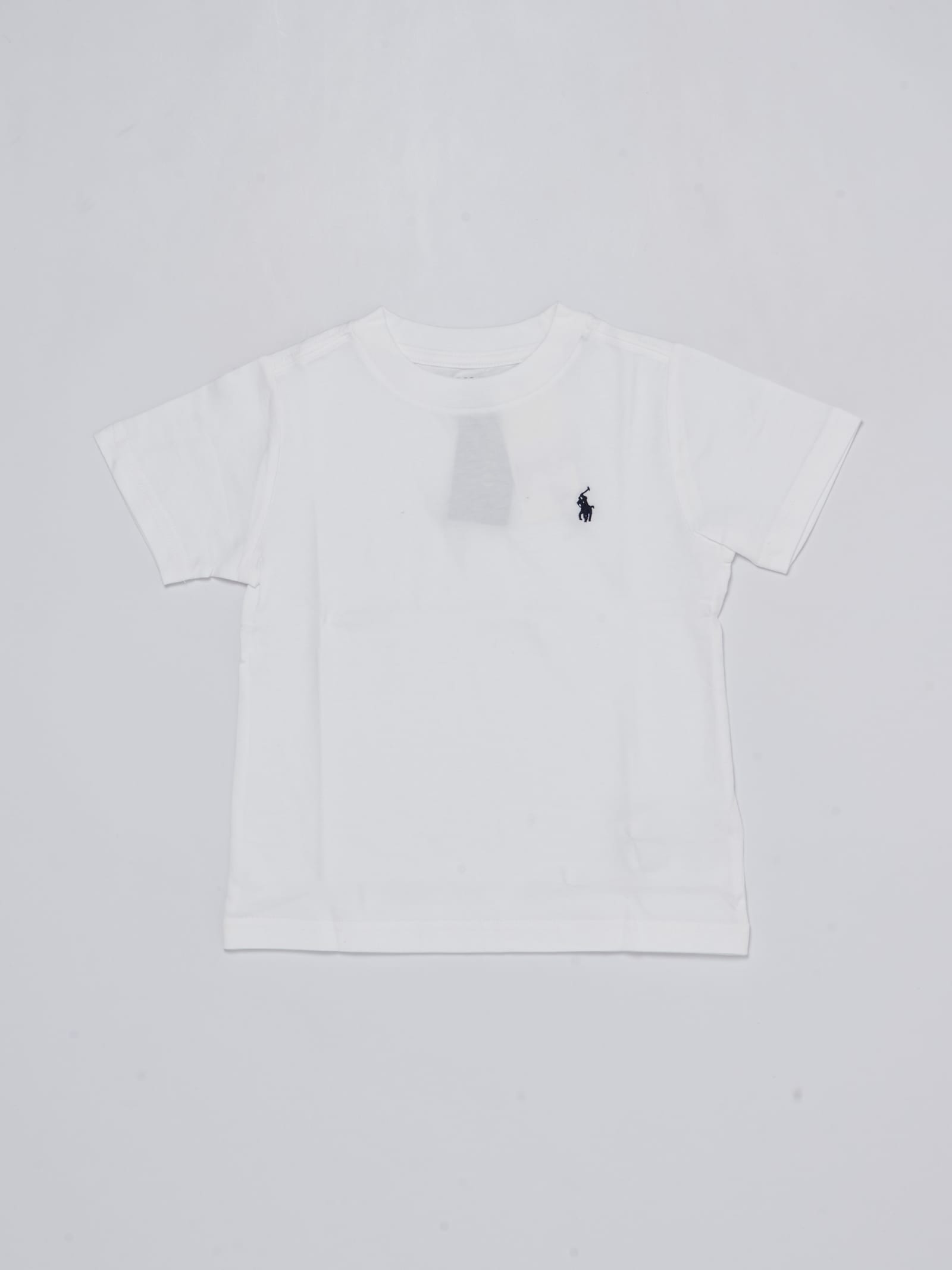 Polo Ralph Lauren Kids' T-shirt T-shirt In Bianco