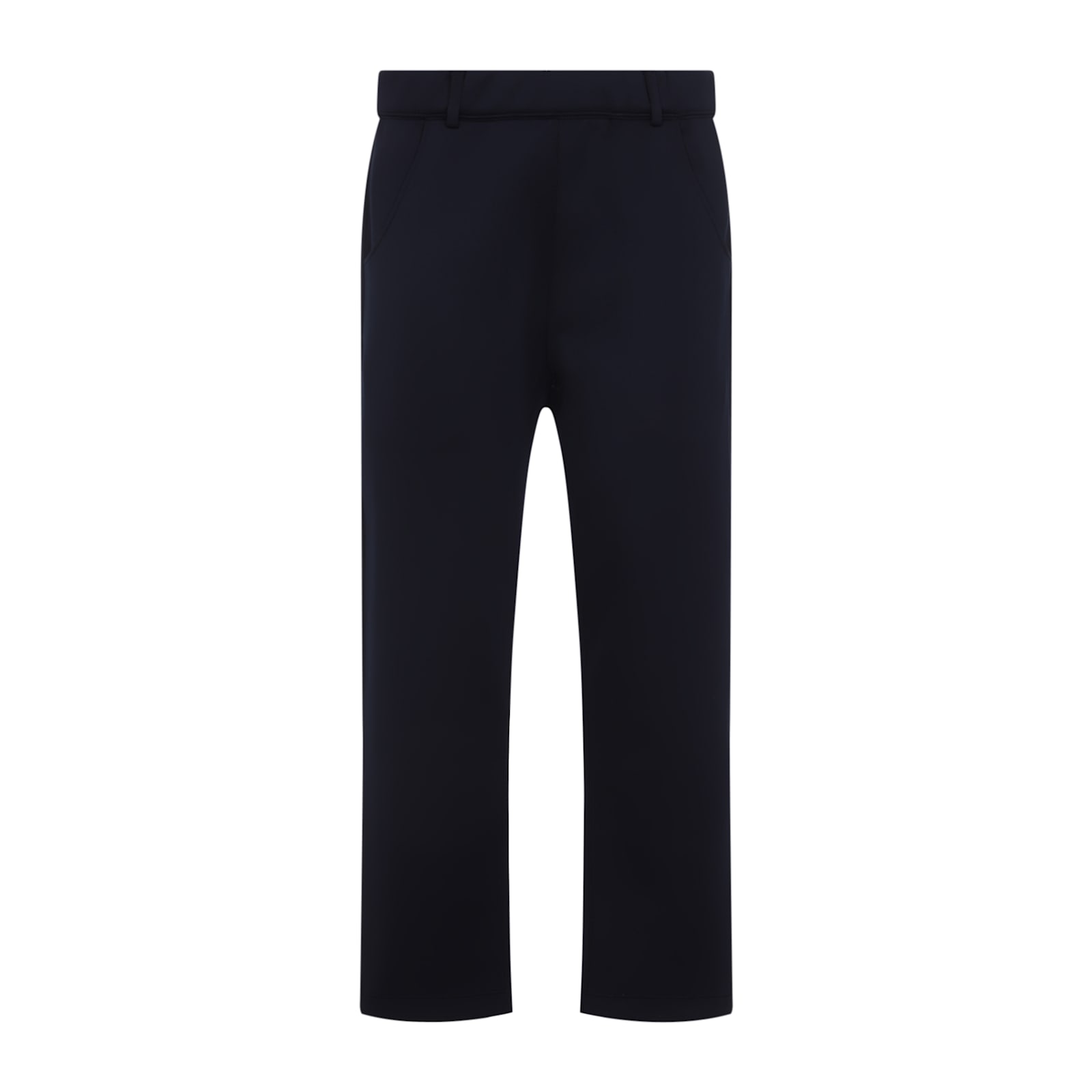 Prada Track Pants Polyester Belt Loops In Blue