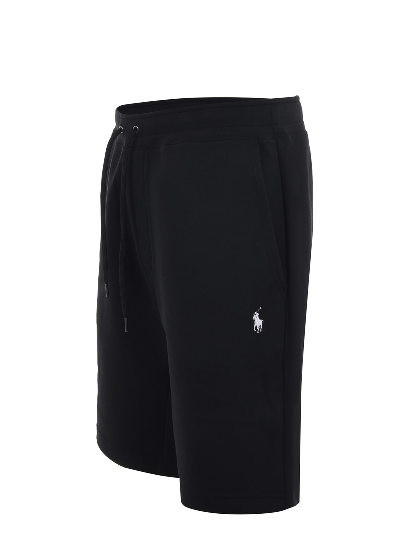 Shop Polo Ralph Lauren Shorts  In Misto Cotone Disponibile Store Scafati In Nero