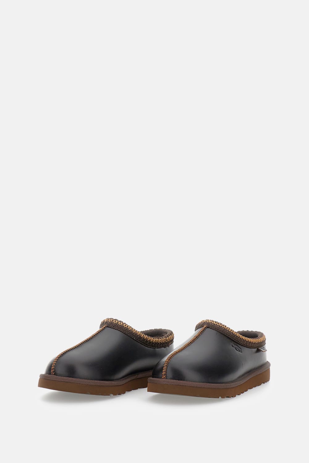 Ugg Tasman Lthr Regen Leather Mule In Brown