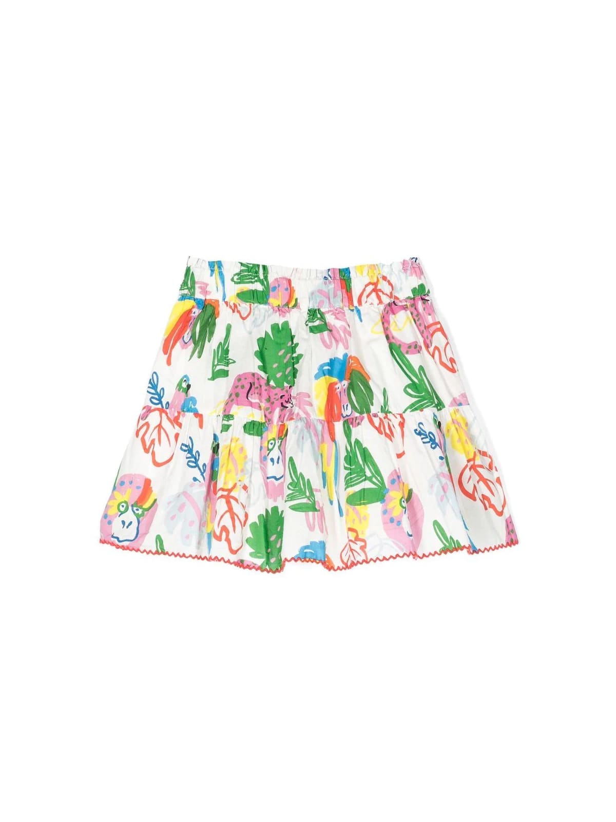 Shop Stella Mccartney Skirt In Mc Ivory Colourful