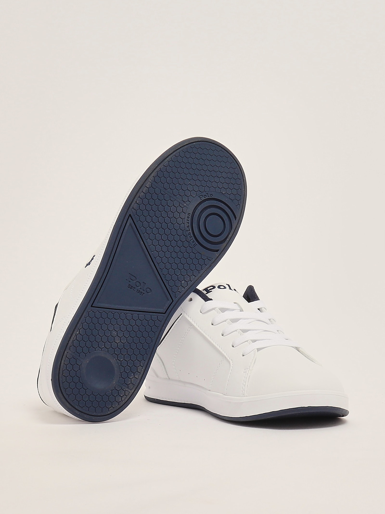 Polo Ralph Lauren Polo Pony Round-toe Sneakers In Neutral