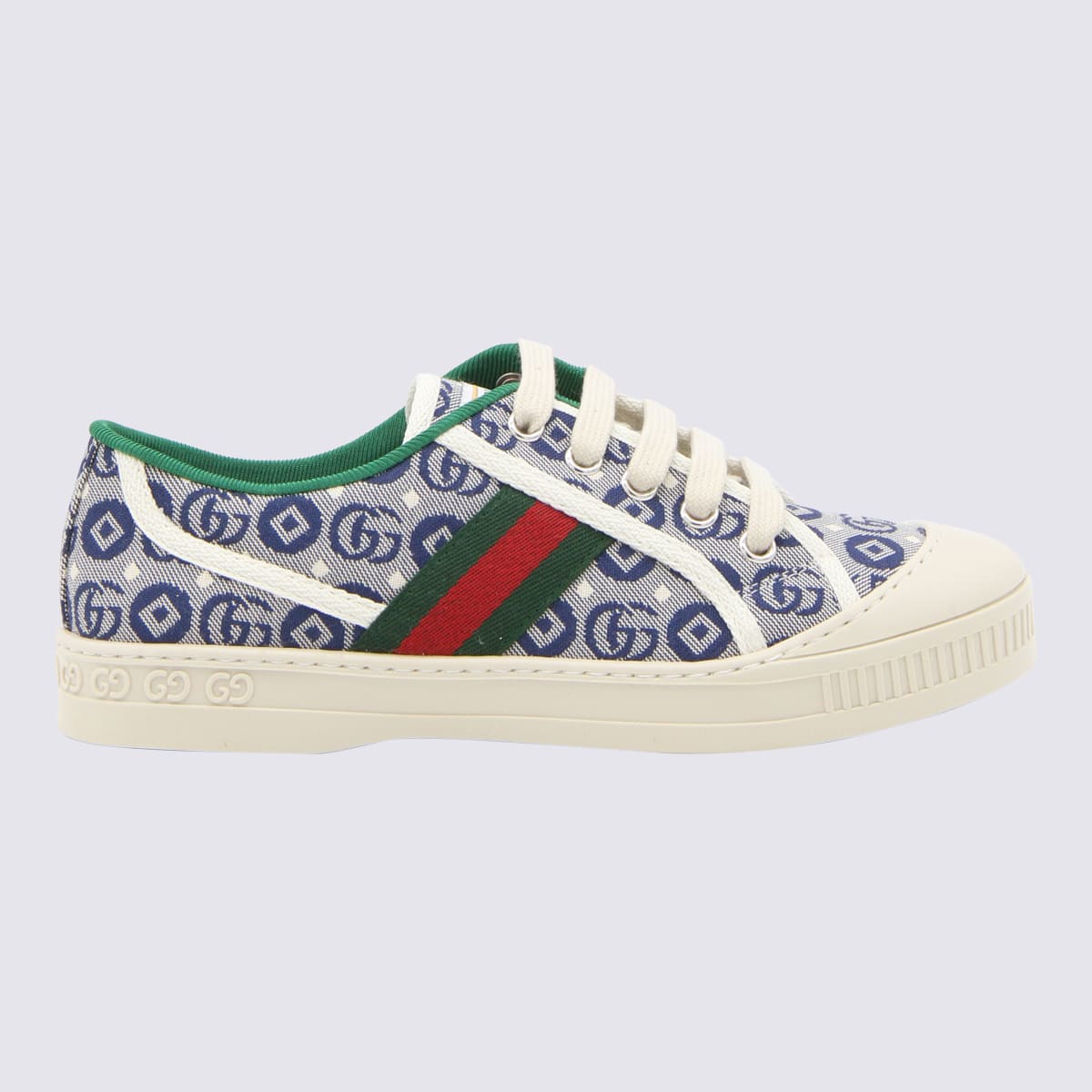 Gucci Blue Canvas 1977 Sneakers