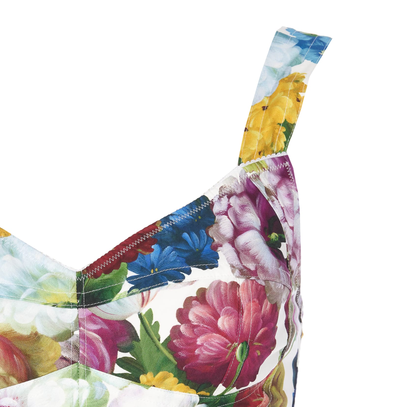 Shop Dolce & Gabbana Nocturnal Flower Top In Multicolor
