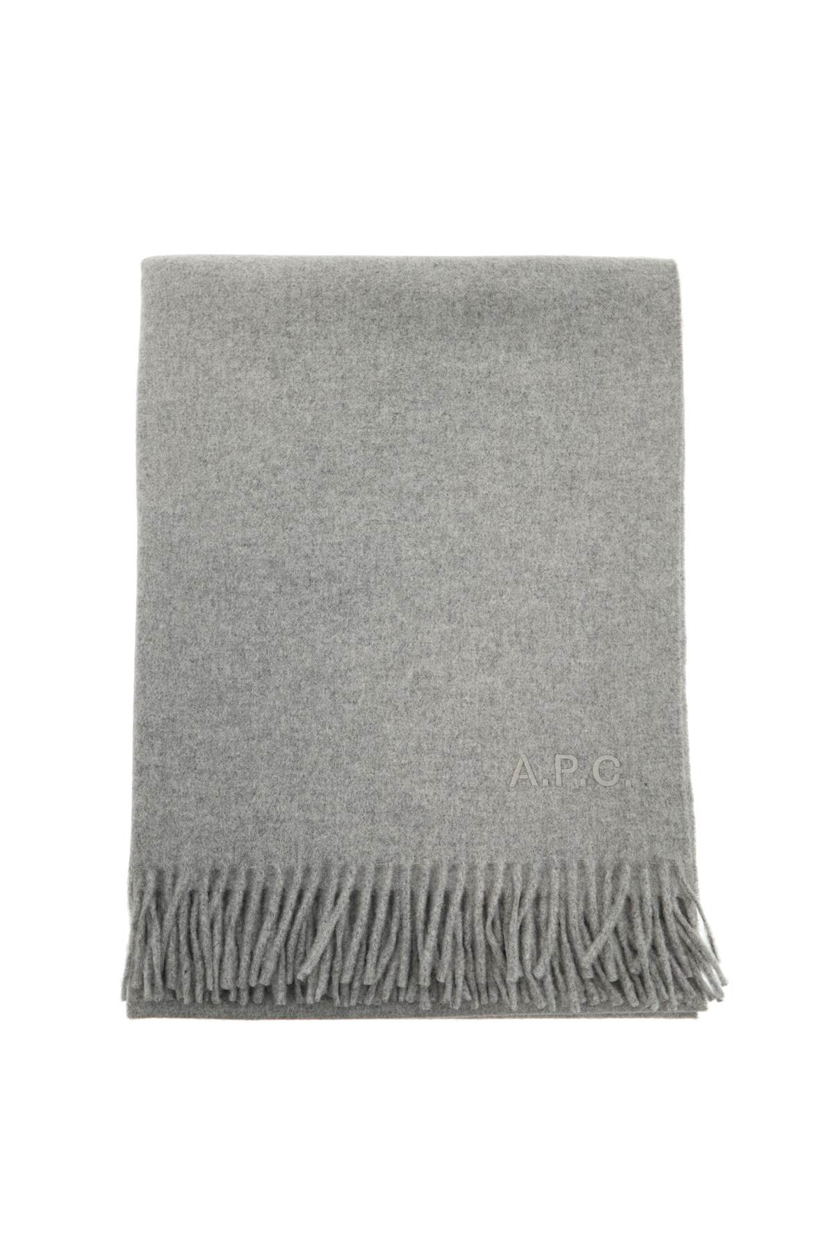 APC ALIX BRODÉE WOOL SCARF 