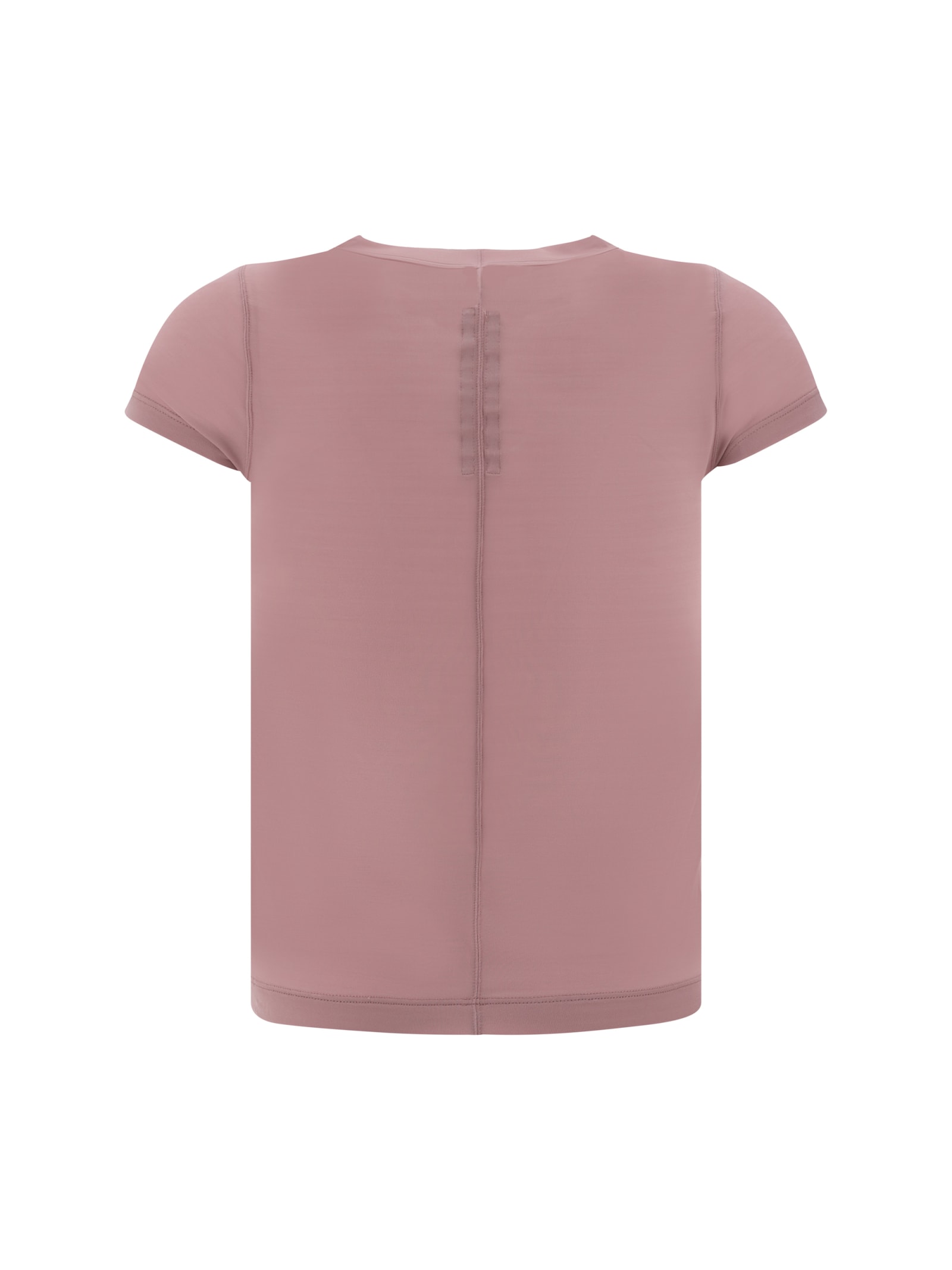 Shop Rick Owens T-shirt In Dusty Pink
