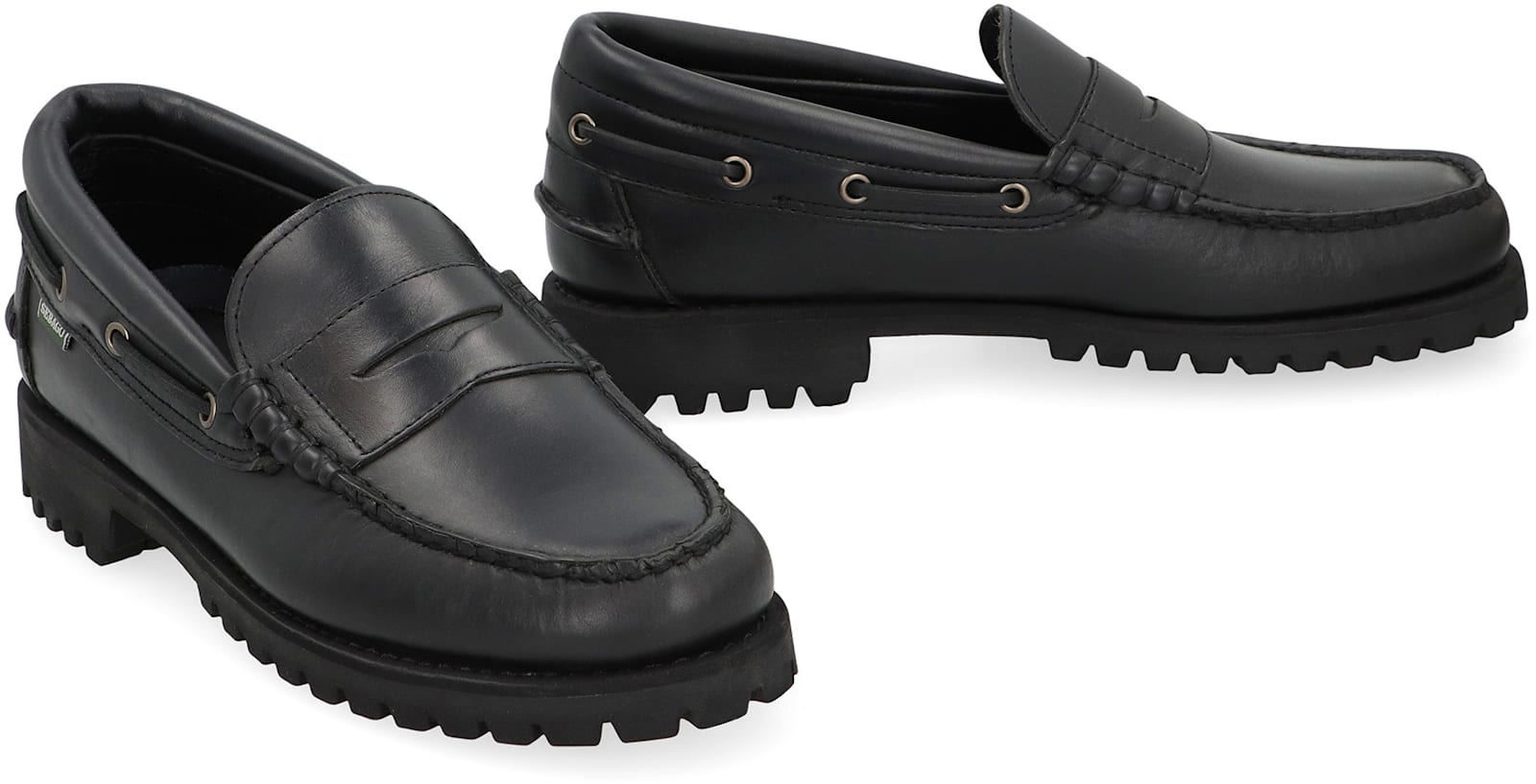 Sebago Acadia Loafers In Leather In Multi