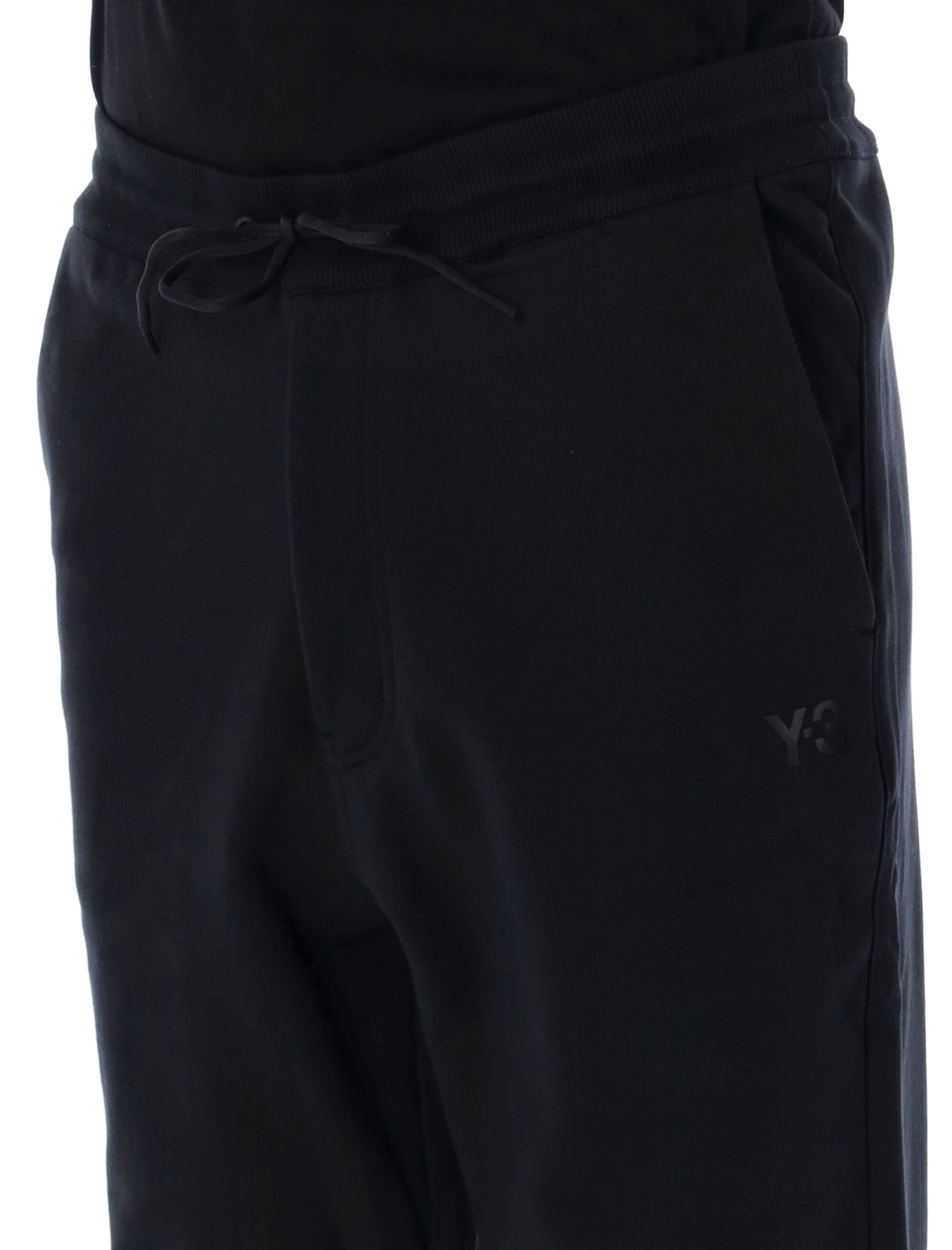Shop Y-3 Logo Sweatpants In Black