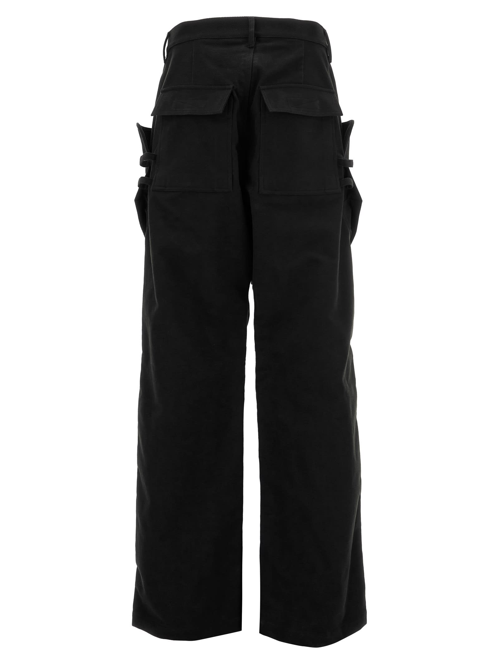 Shop Rick Owens Stefan Cargo Pants In Black