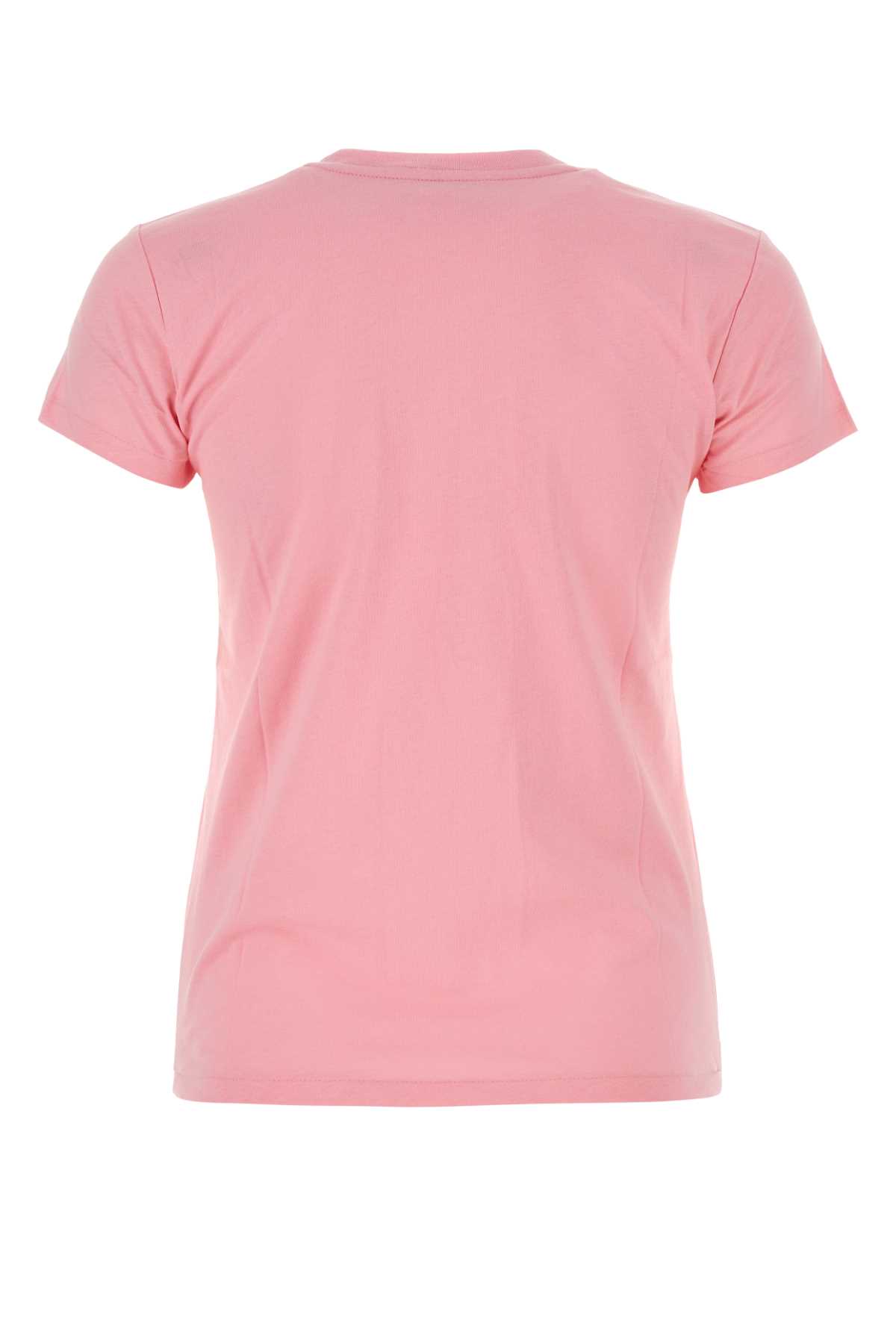Shop Polo Ralph Lauren Pink Cotton T-shirt In Coursepink