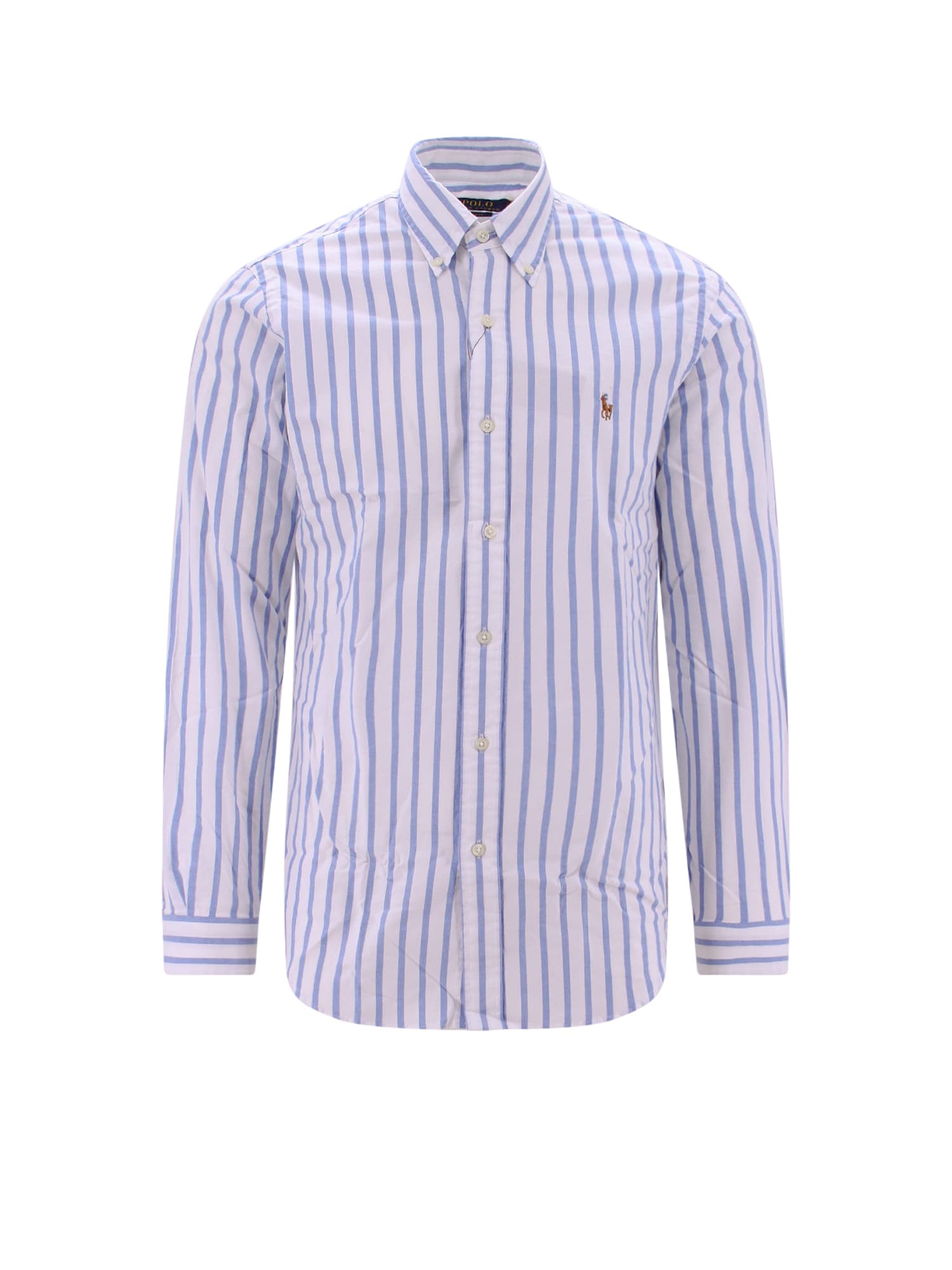 Shop Ralph Lauren Shirt In Blue/white