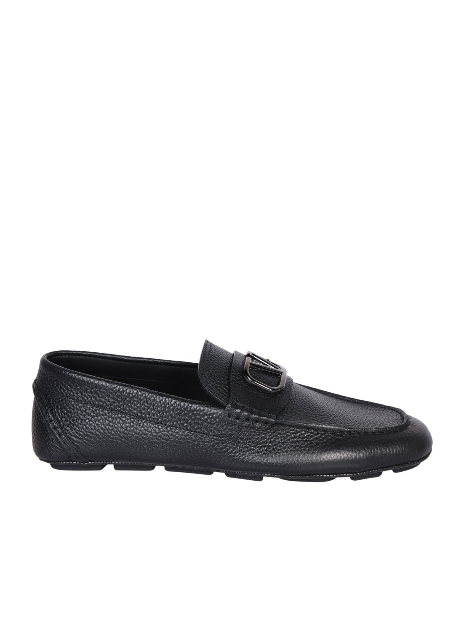 Driver Vlogo Black Loafer