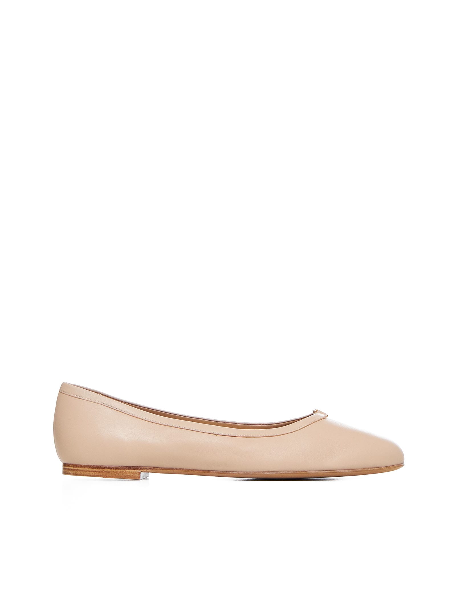 Shop Chloé Flat Shoes In Delicate Nude