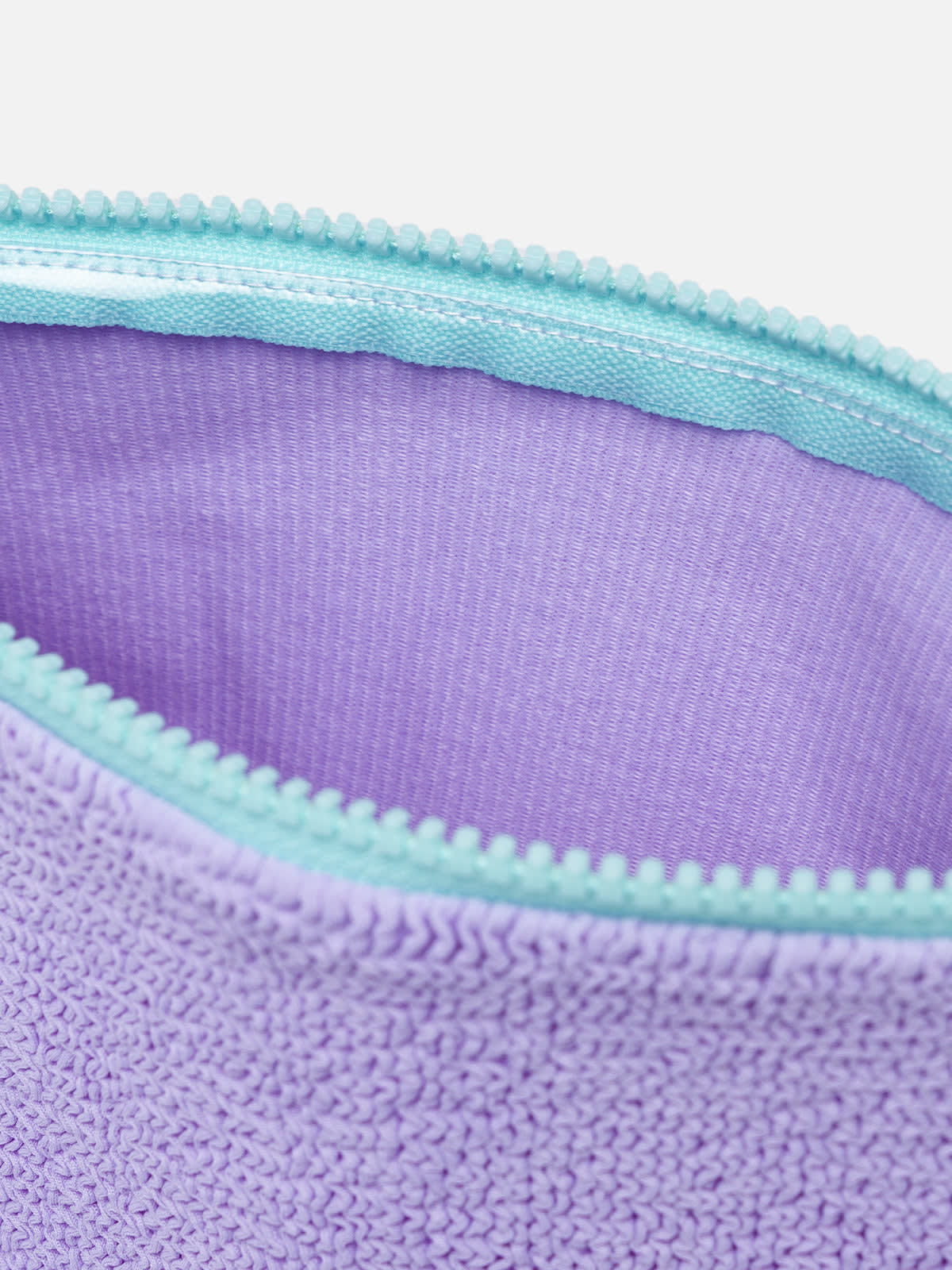 Mc2 Saint Barth Pareasy Purple Crinkle Pochette In Pink
