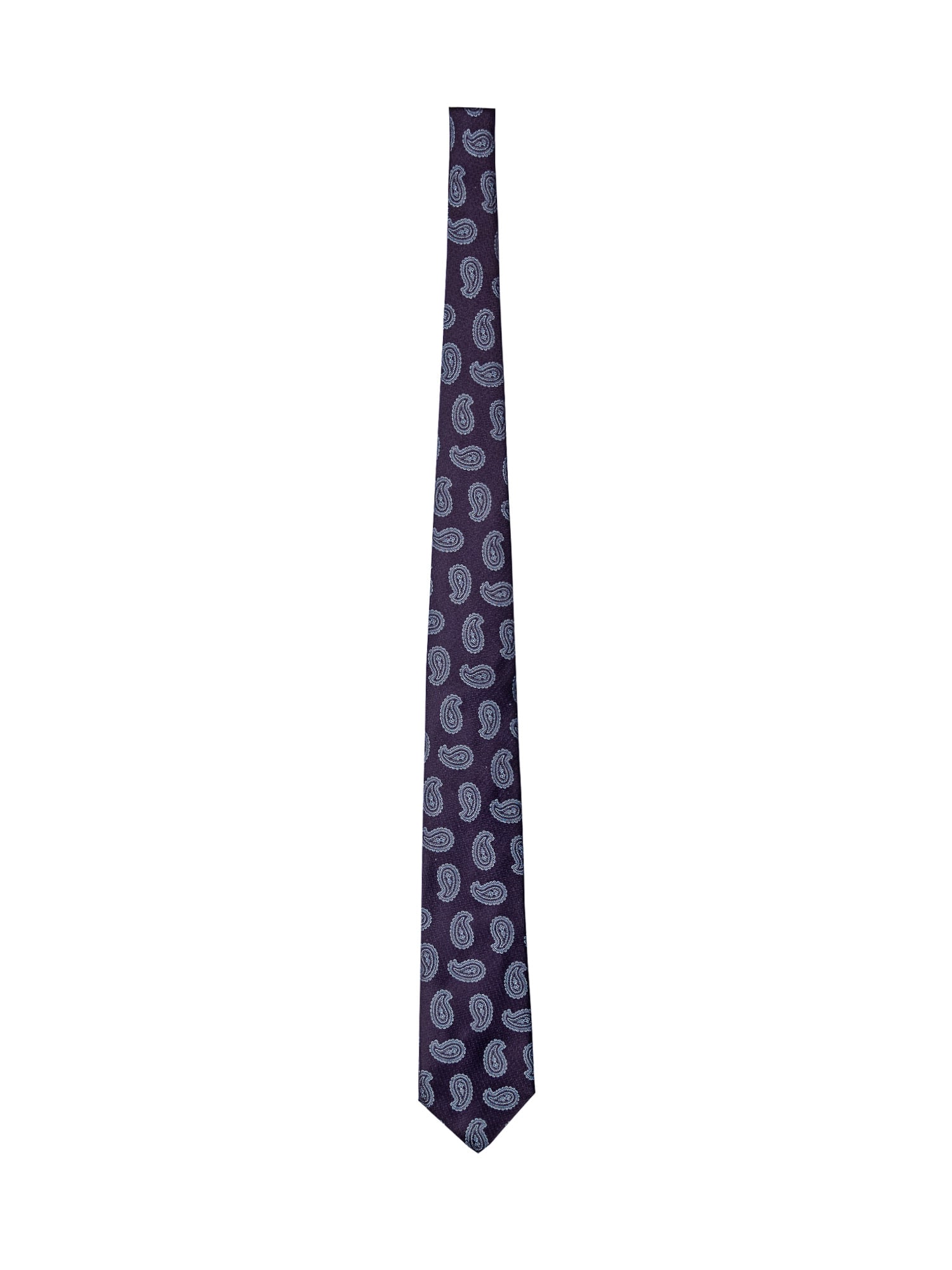 Shop Etro Paisley Tie In Multicolor Fdo Blu