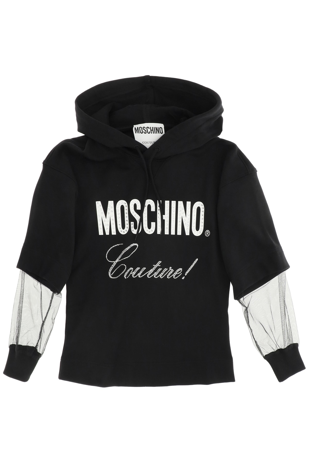 Moschino Moschino Couture Sweatshirt With Tulle Inserts